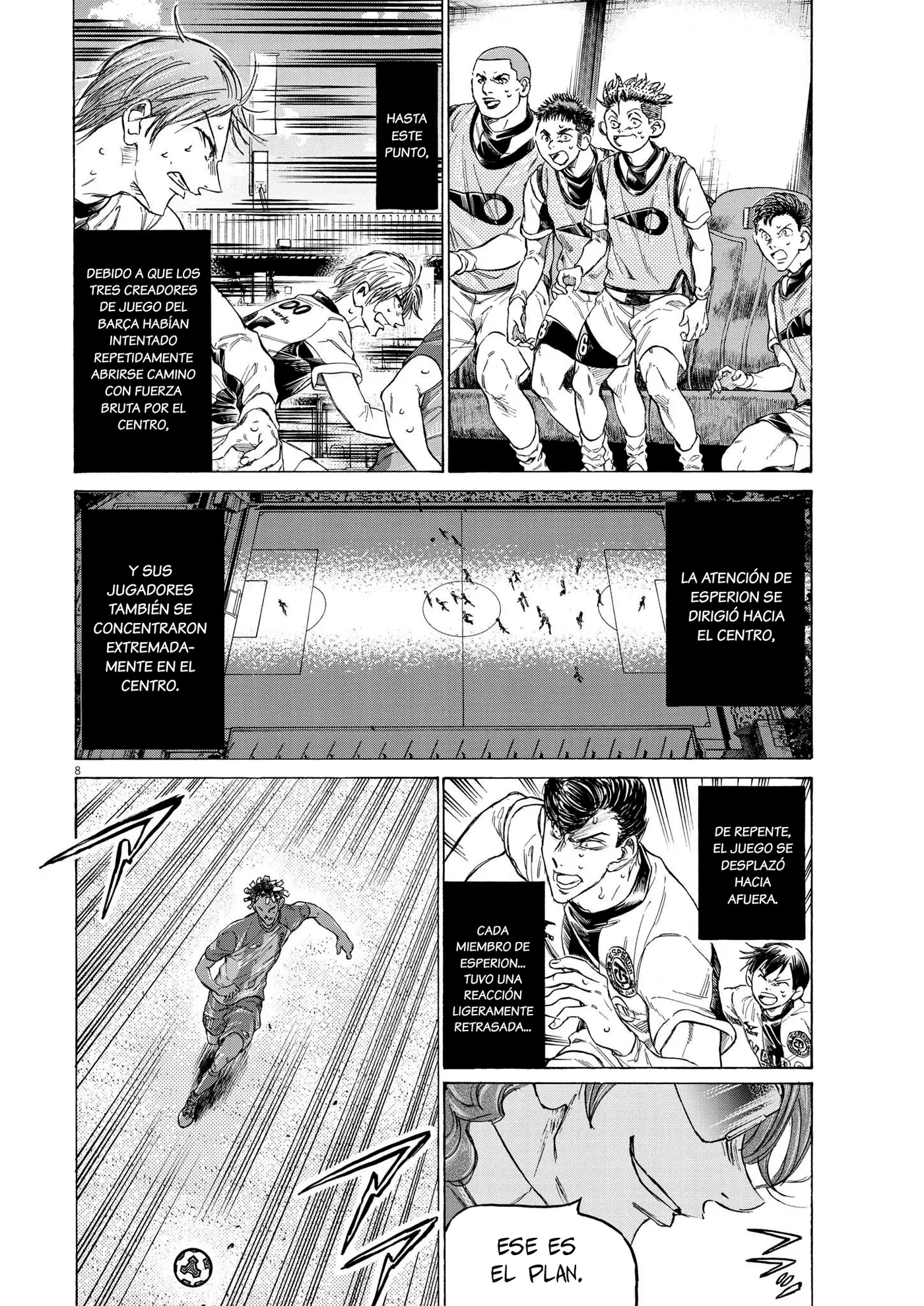 Ao ashi capítulo 361, página 9