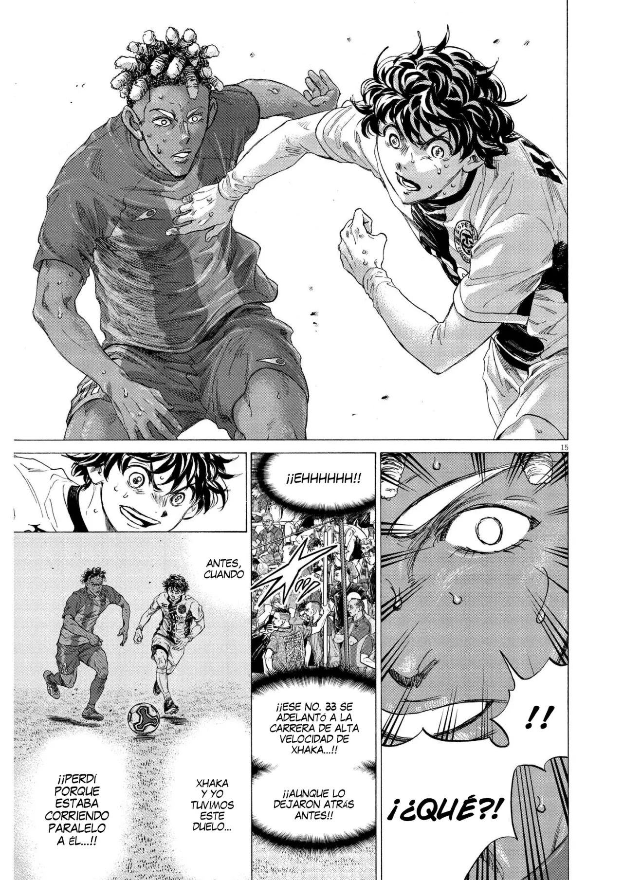 Ao ashi capítulo 363, página 16