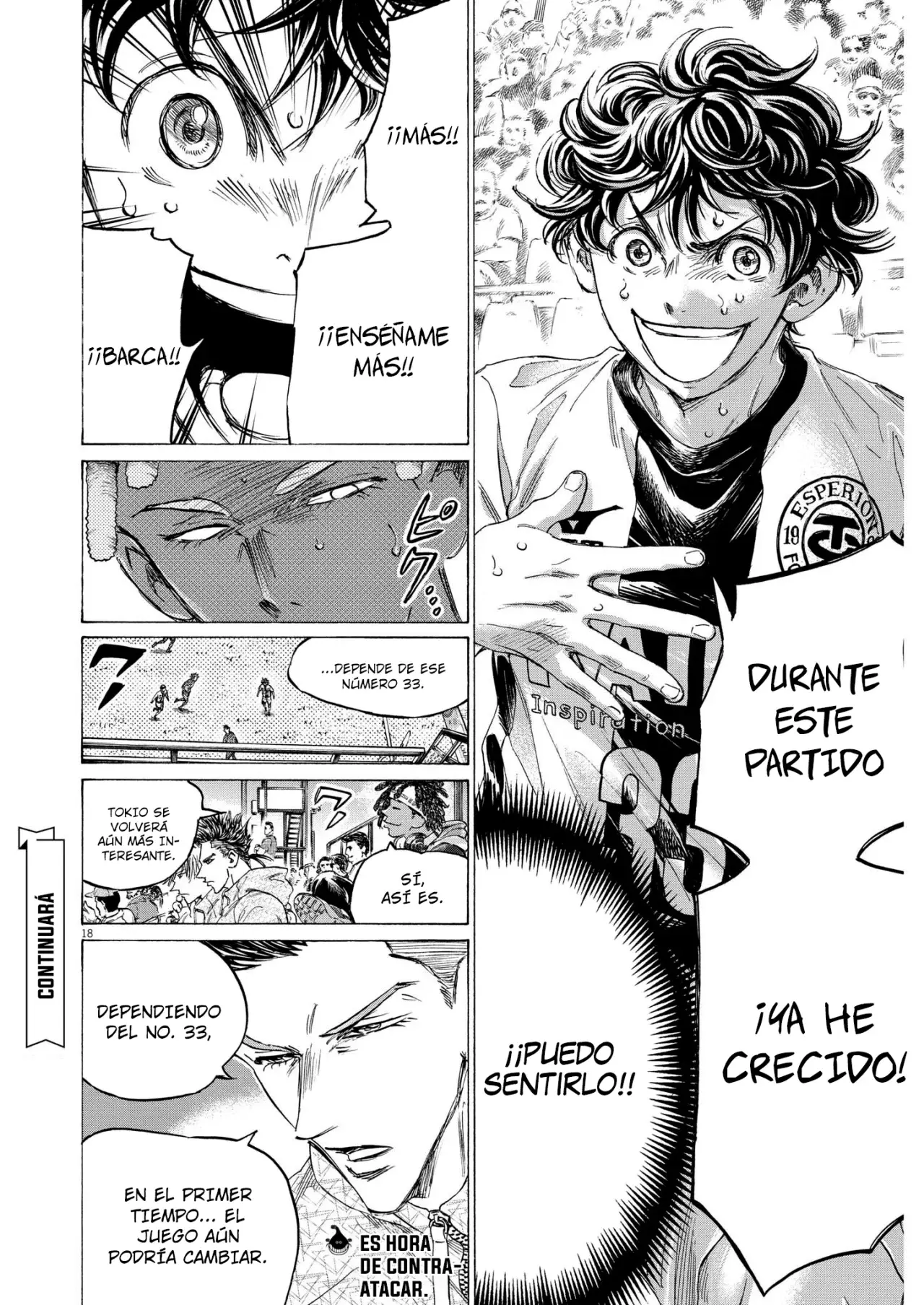 Ao ashi capítulo 363, página 19