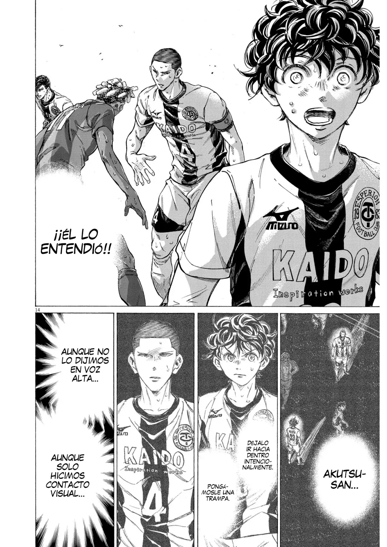 Ao ashi capítulo 364, página 15