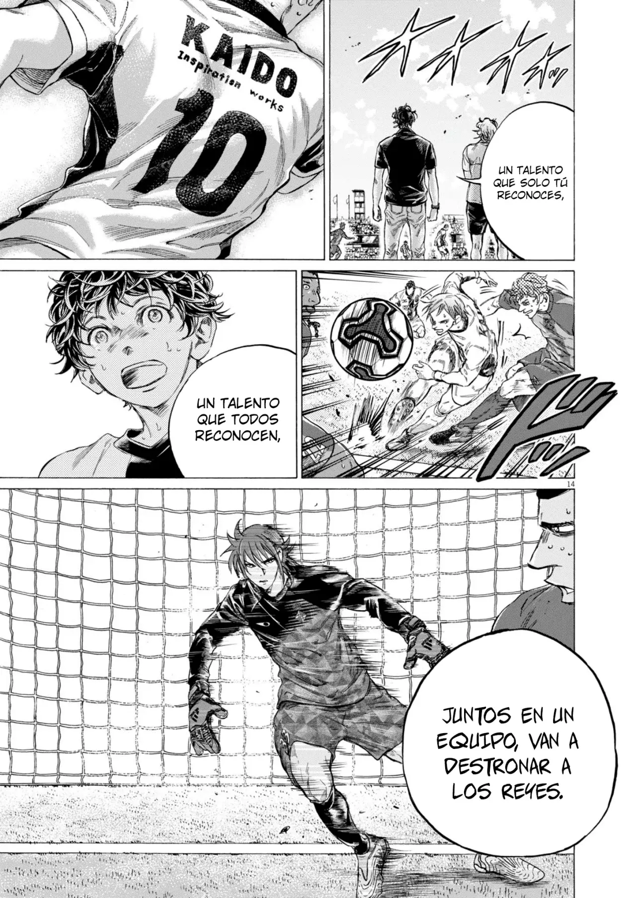 Ao ashi capítulo 366, página 15
