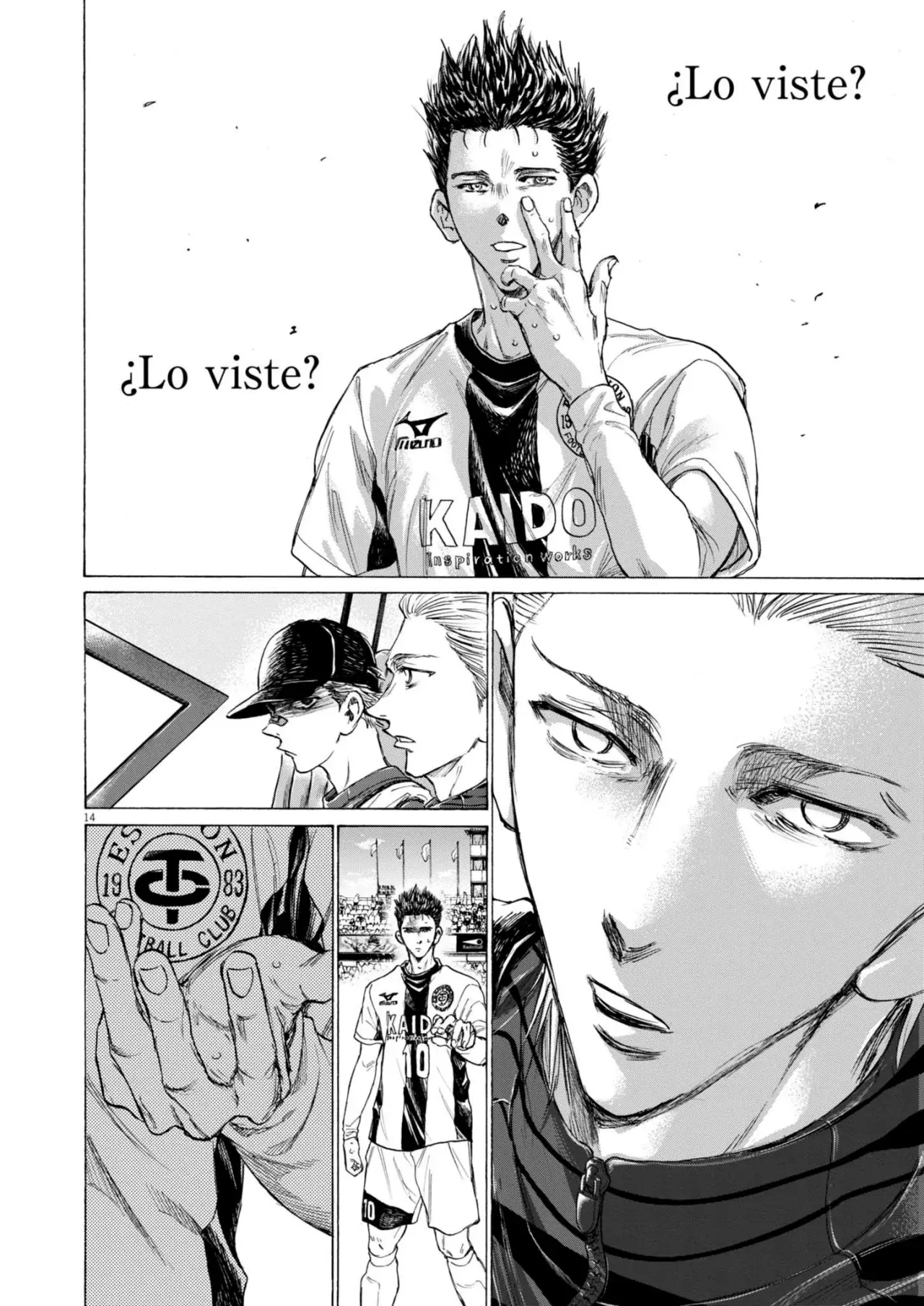 Ao ashi capítulo 367, página 14