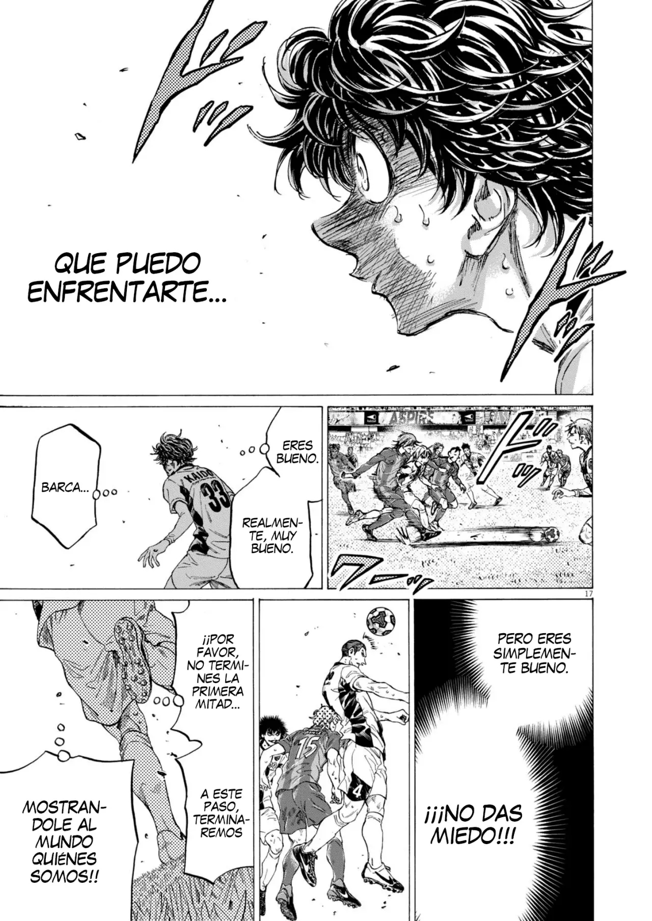 Ao ashi capítulo 367, página 17