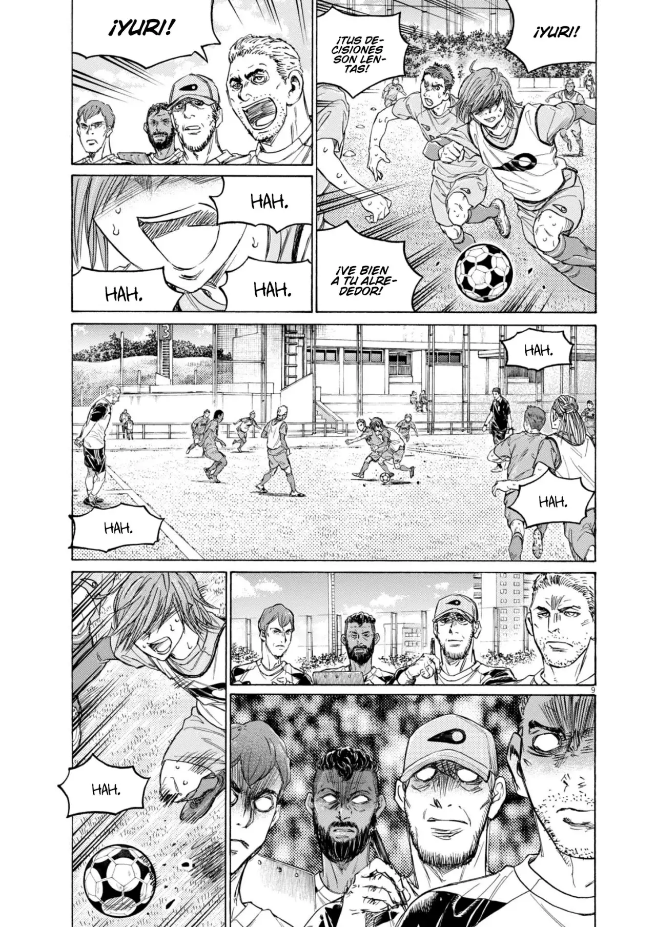 Ao ashi capítulo 369, página 10