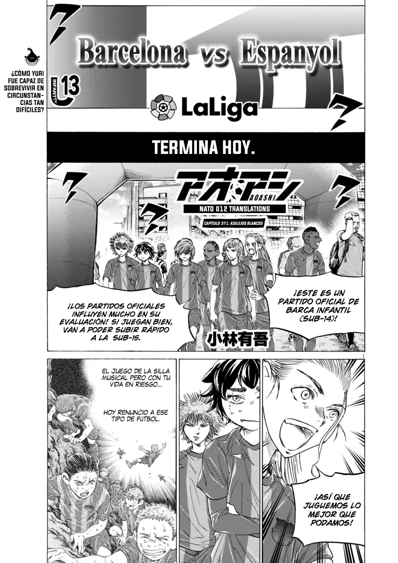 Ao ashi capítulo 371, página 2