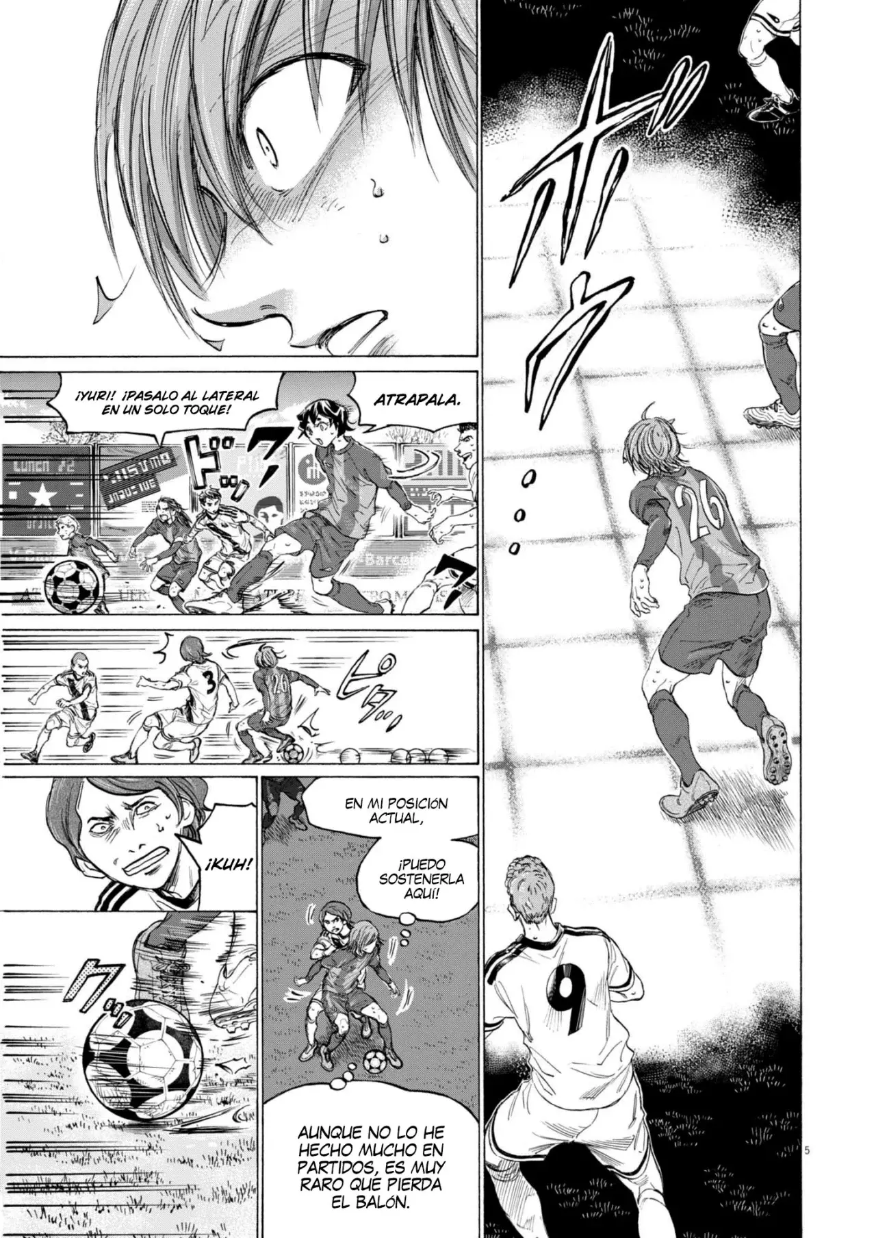 Ao ashi capítulo 371, página 6