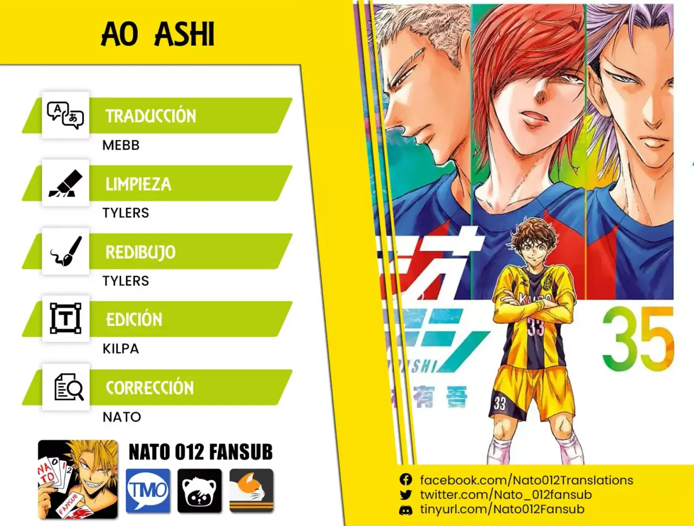 Ao ashi capítulo 372, página 1
