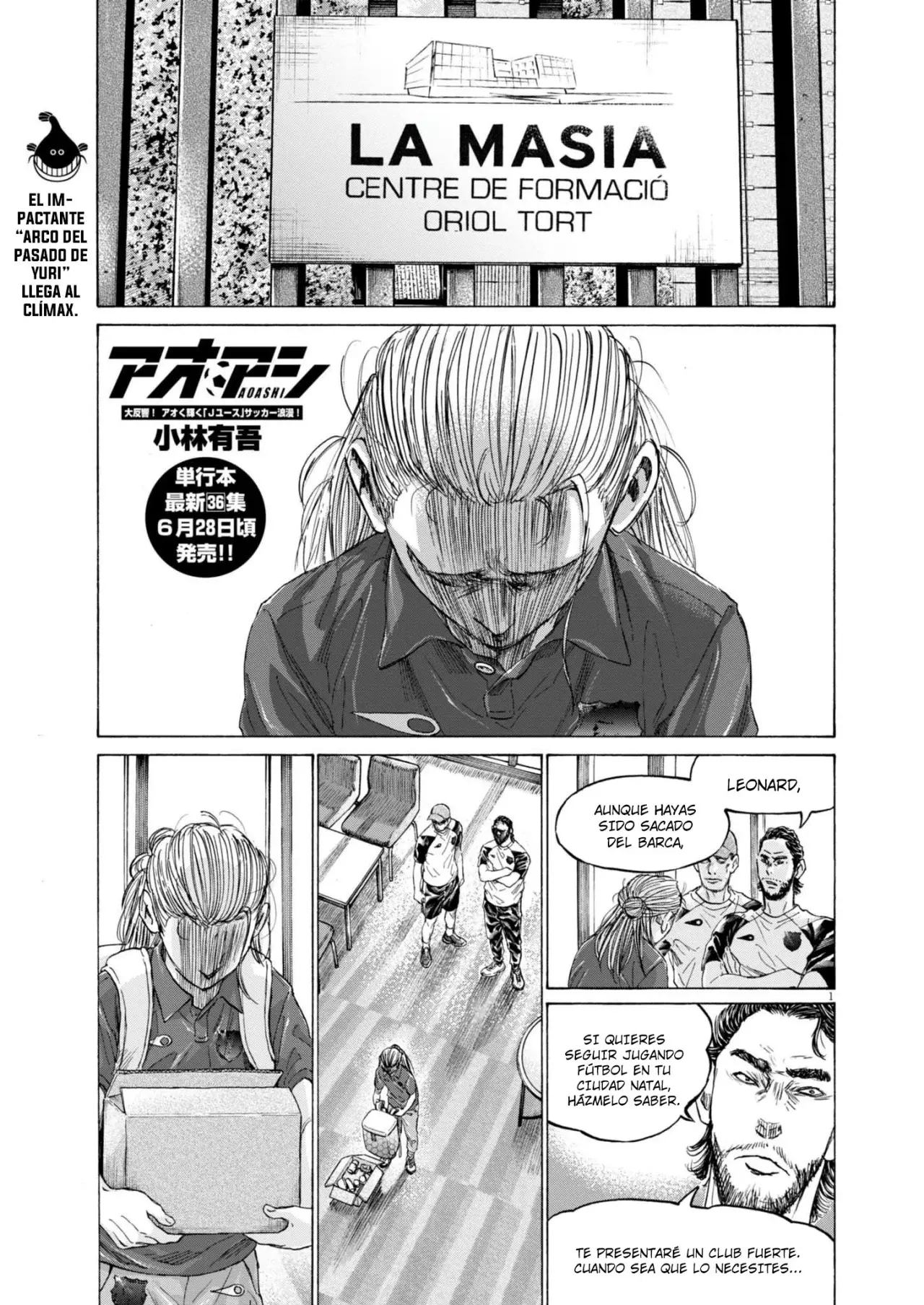 Ao ashi capítulo 372, página 2