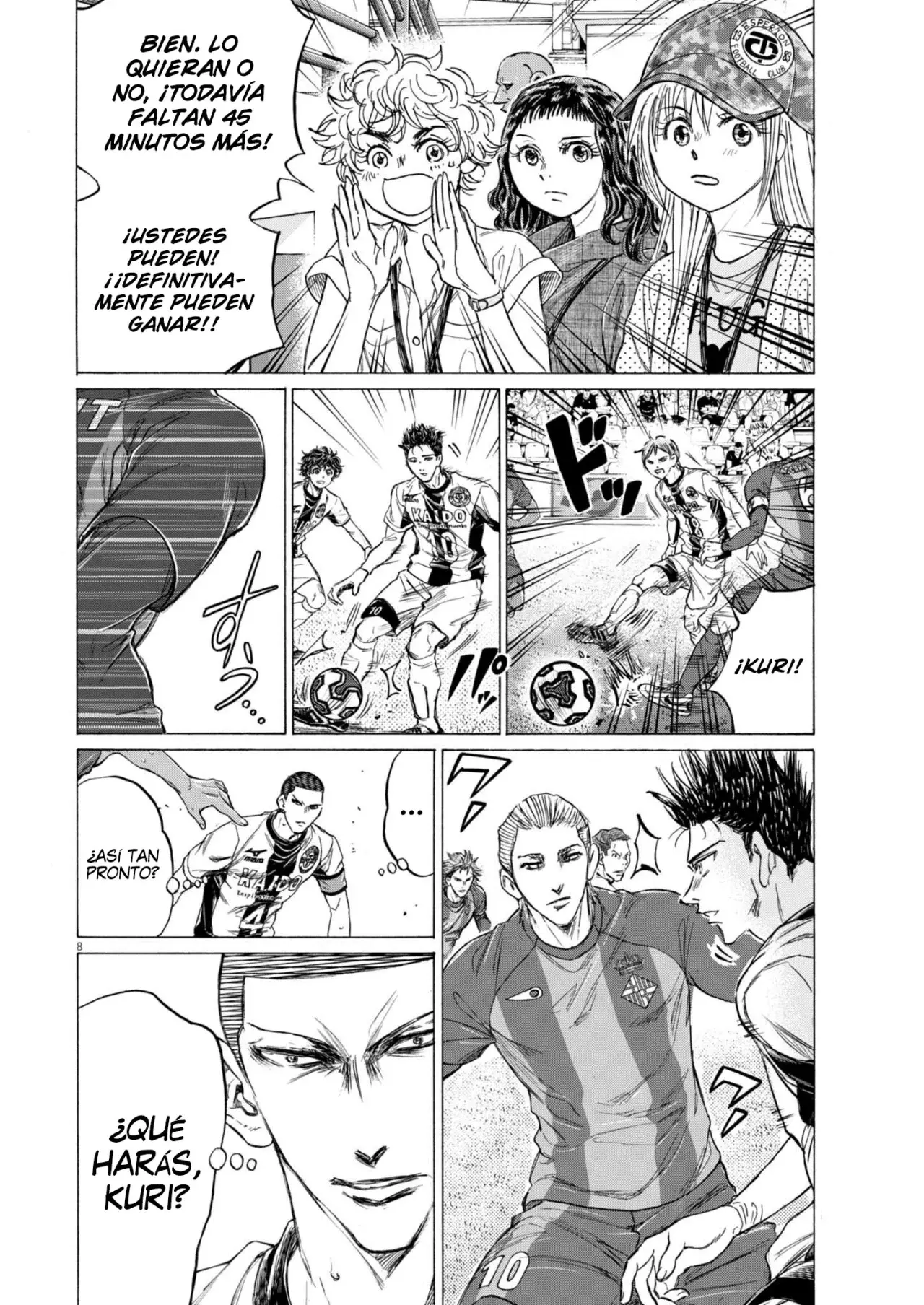 Ao ashi capítulo 373, página 9