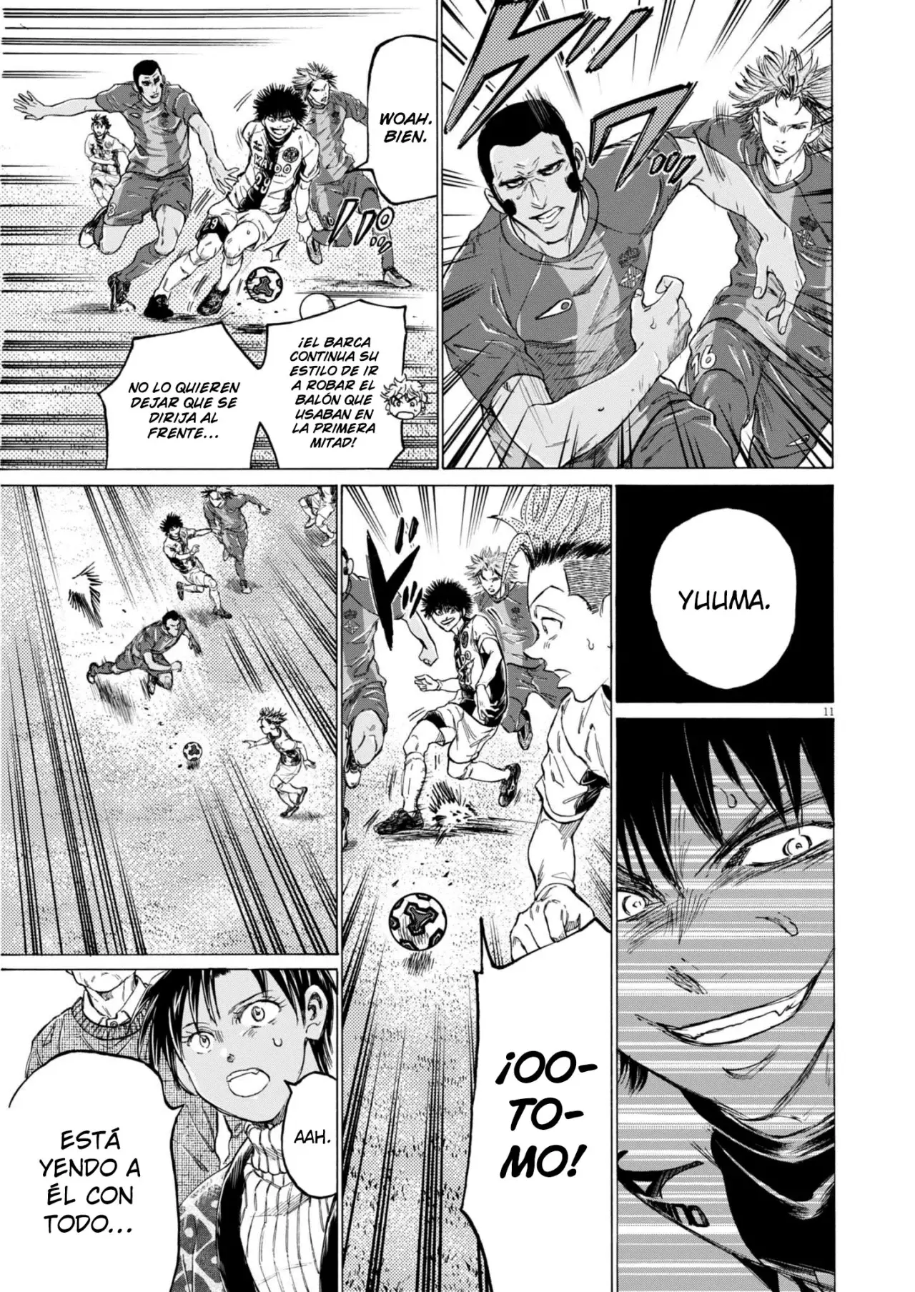 Ao ashi capítulo 373, página 12