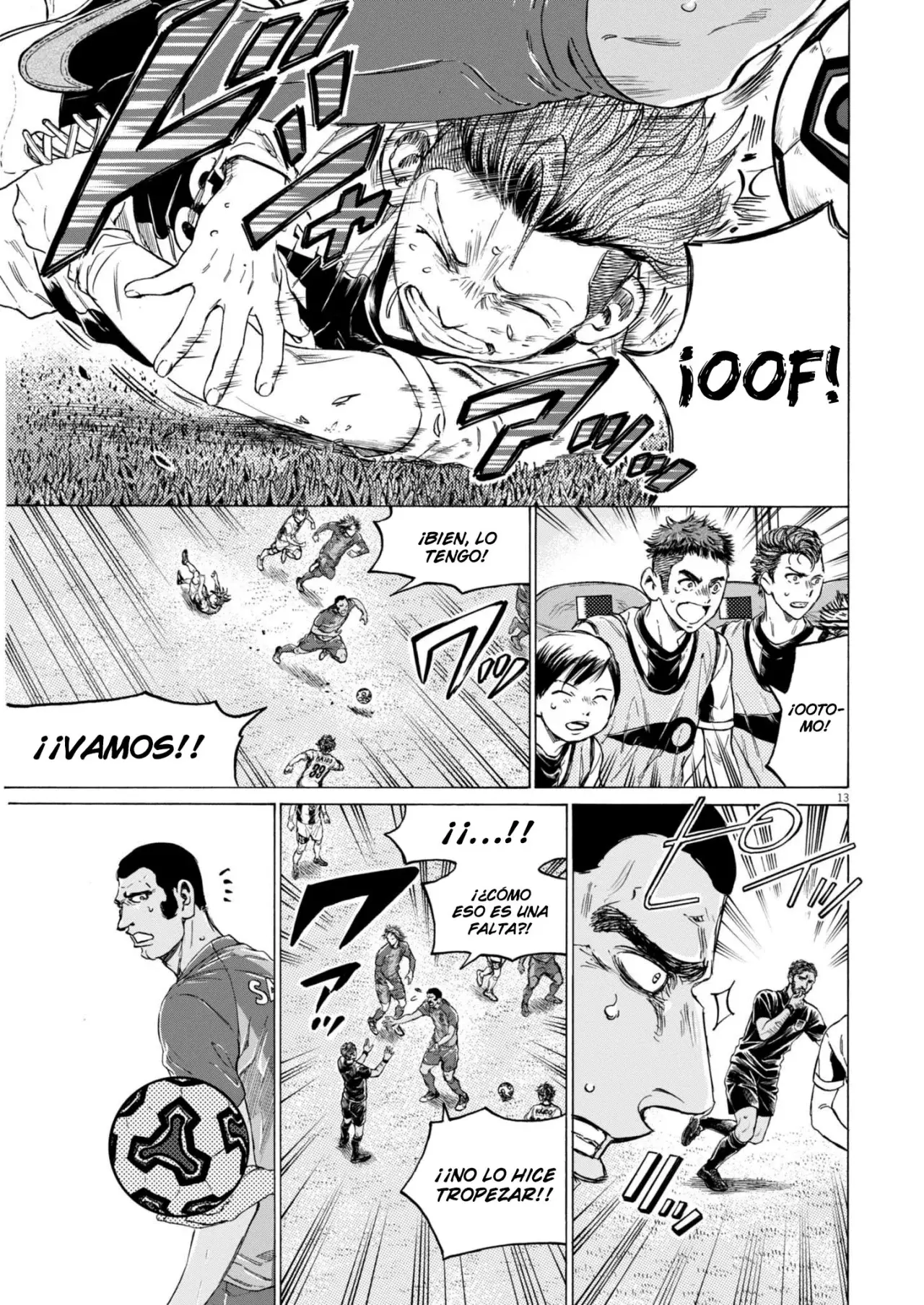Ao ashi capítulo 373, página 14
