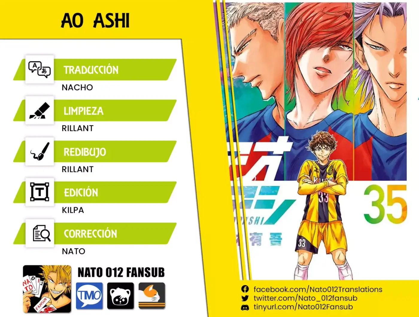 Ao ashi capítulo 374, página 1
