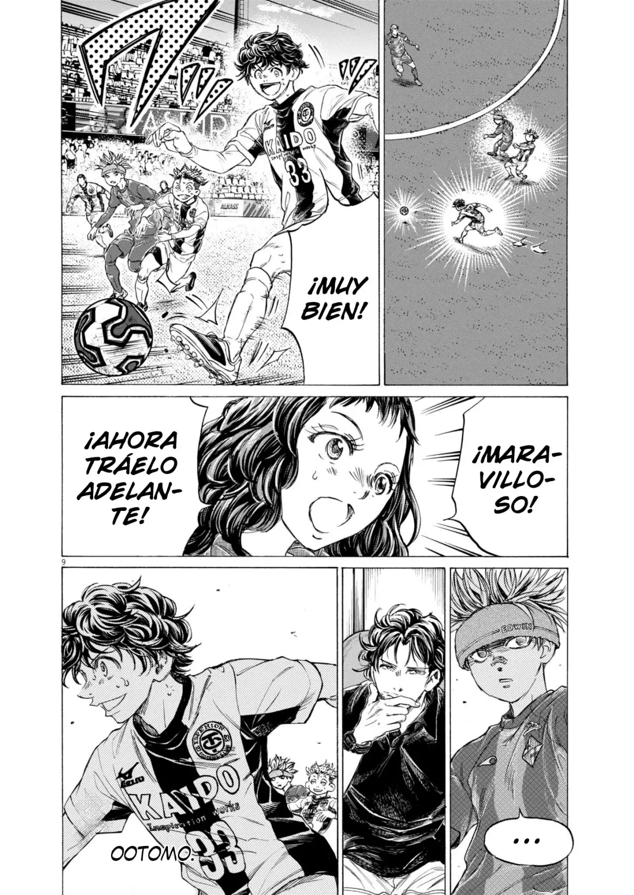 Ao ashi capítulo 374, página 11