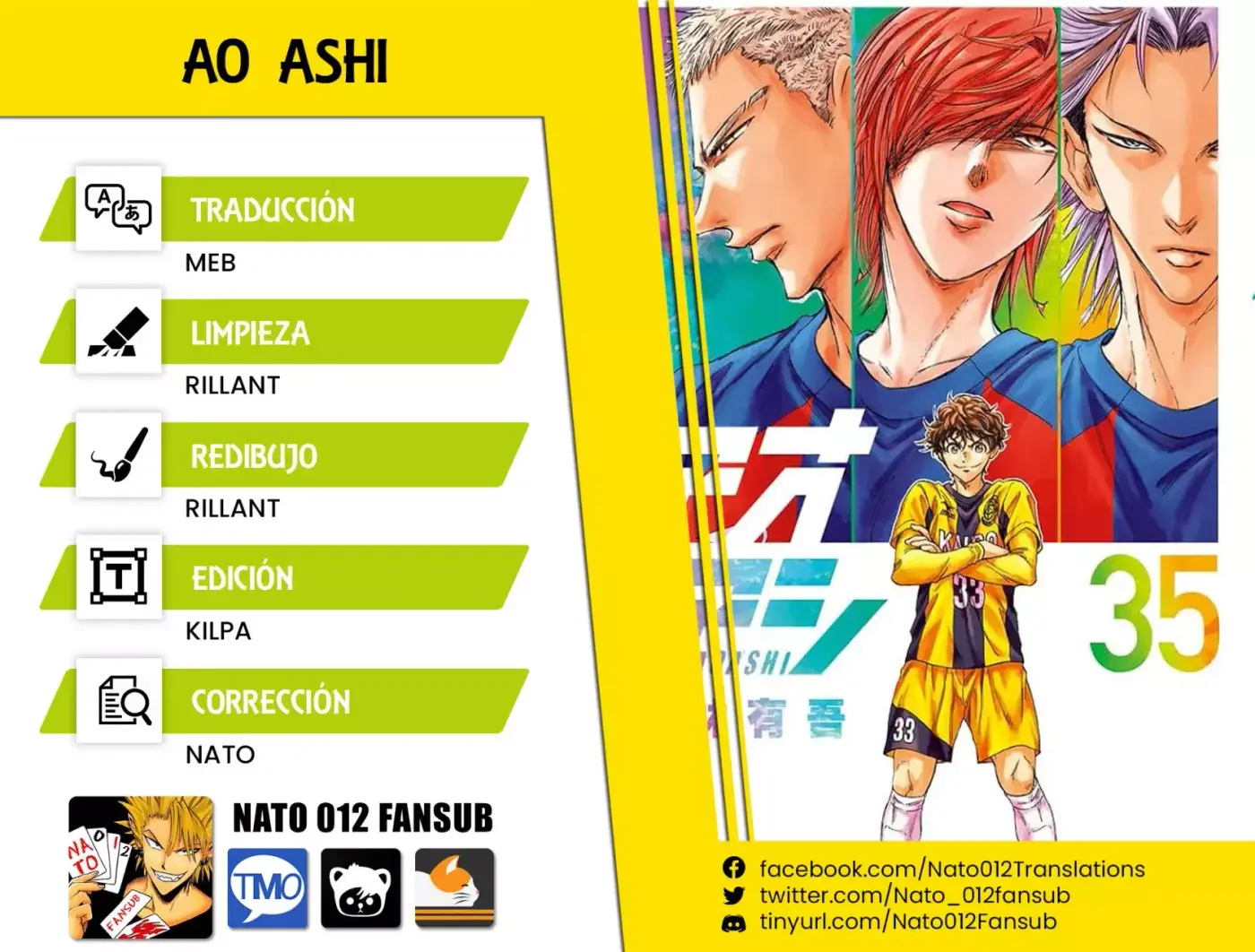 Ao ashi capítulo 375, página 1
