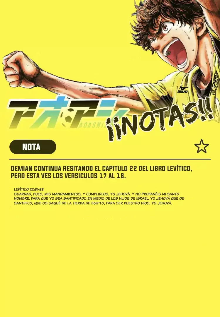 Ao ashi capítulo 376, página 21