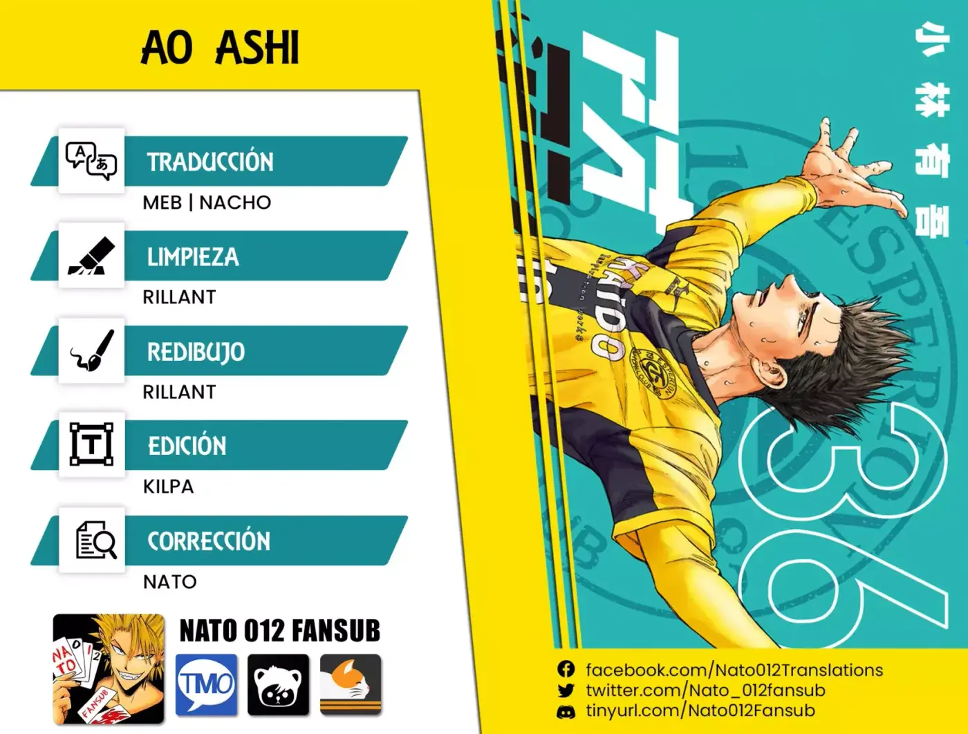 Ao ashi capítulo 377, página 1