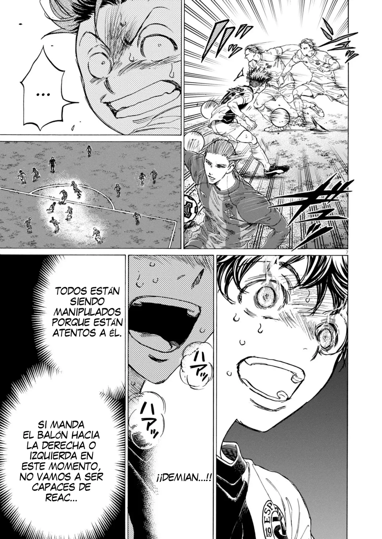 Ao ashi capítulo 377, página 8
