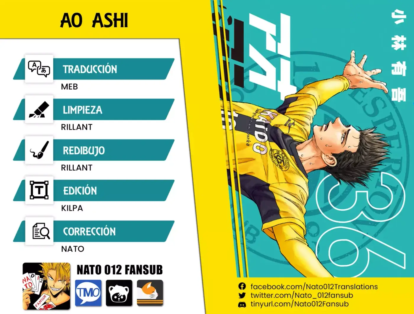 Ao ashi capítulo 379, página 1