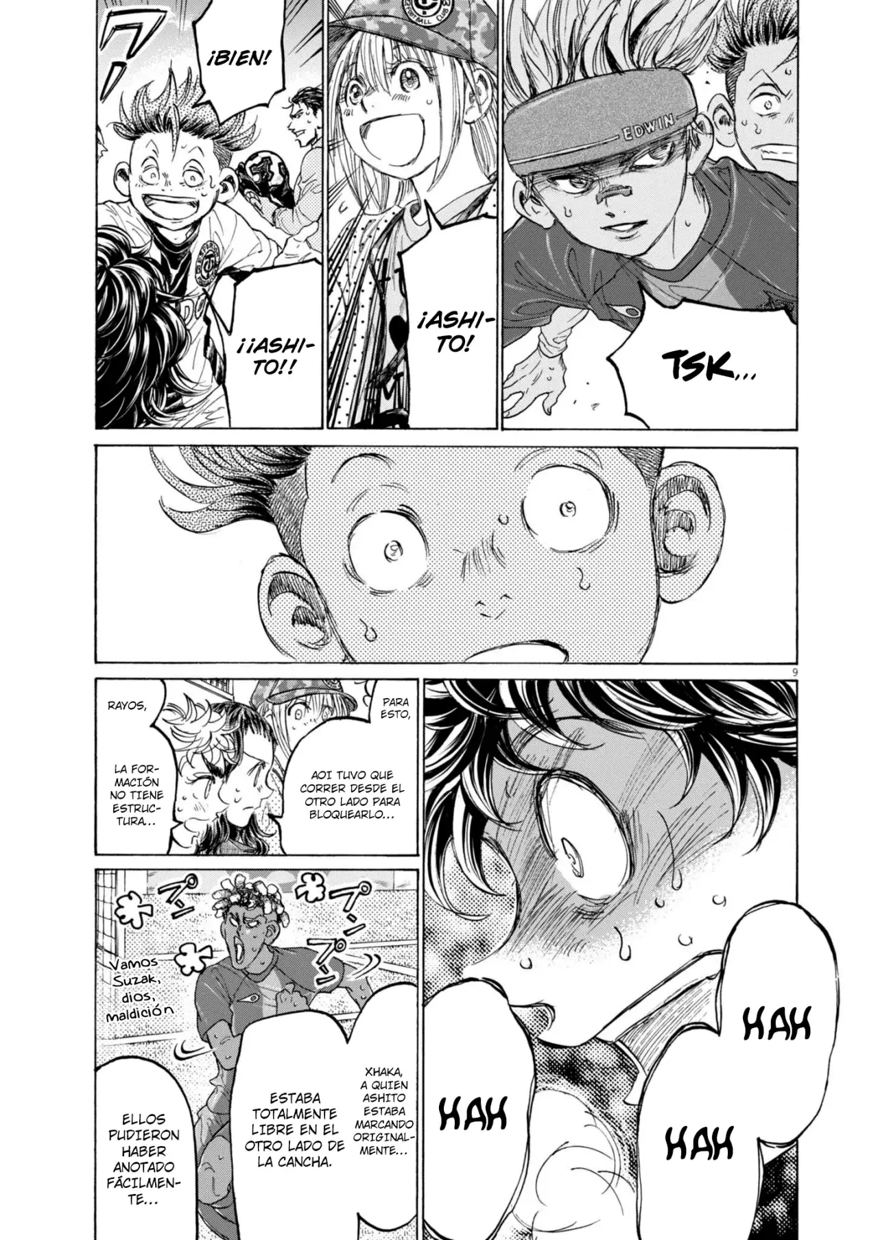Ao ashi capítulo 379, página 10