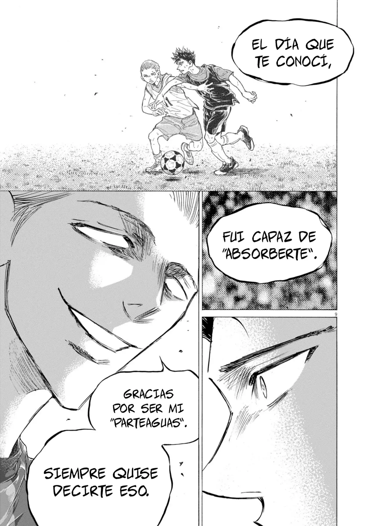 Ao ashi capítulo 380, página 10