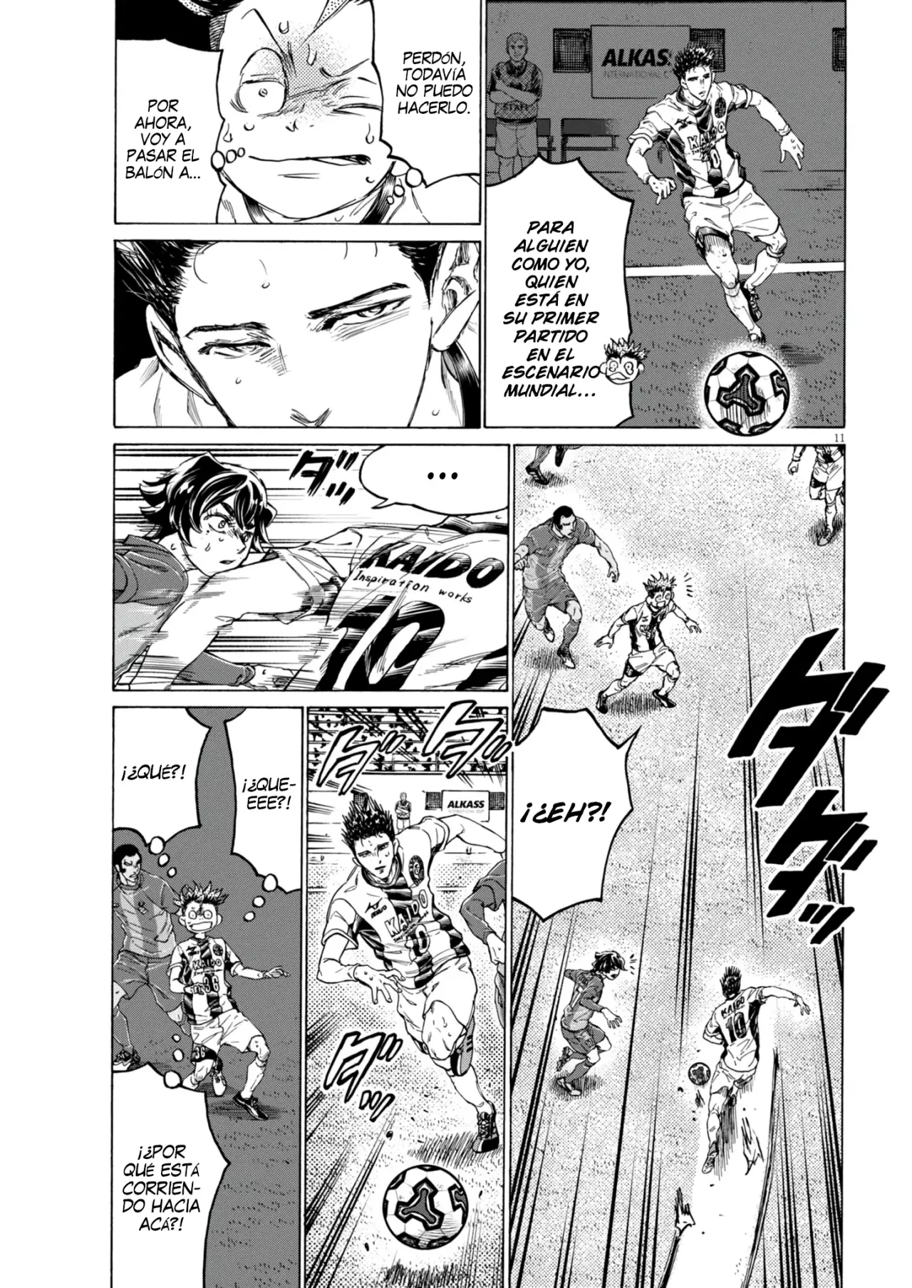 Ao ashi capítulo 381, página 12