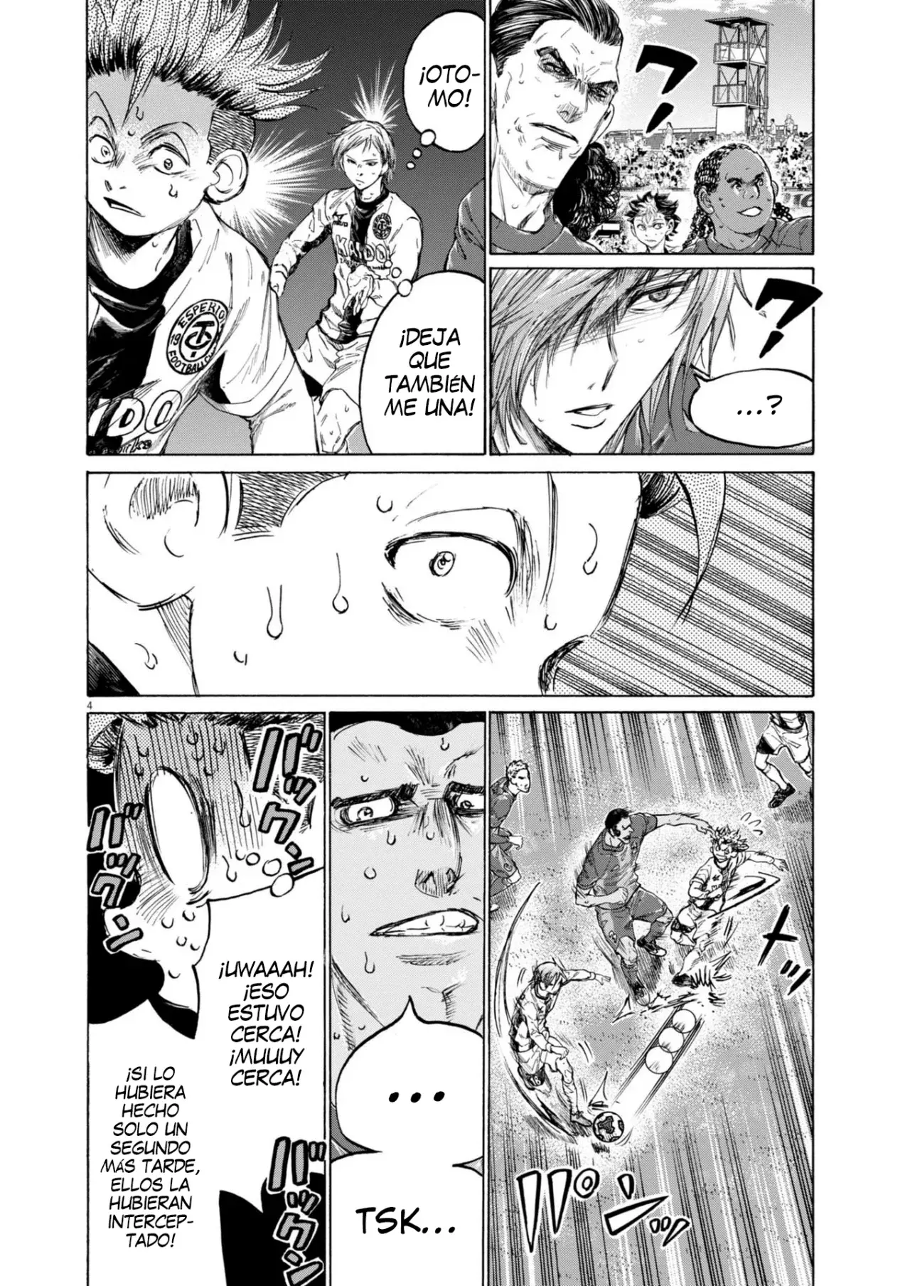 Ao ashi capítulo 382, página 4