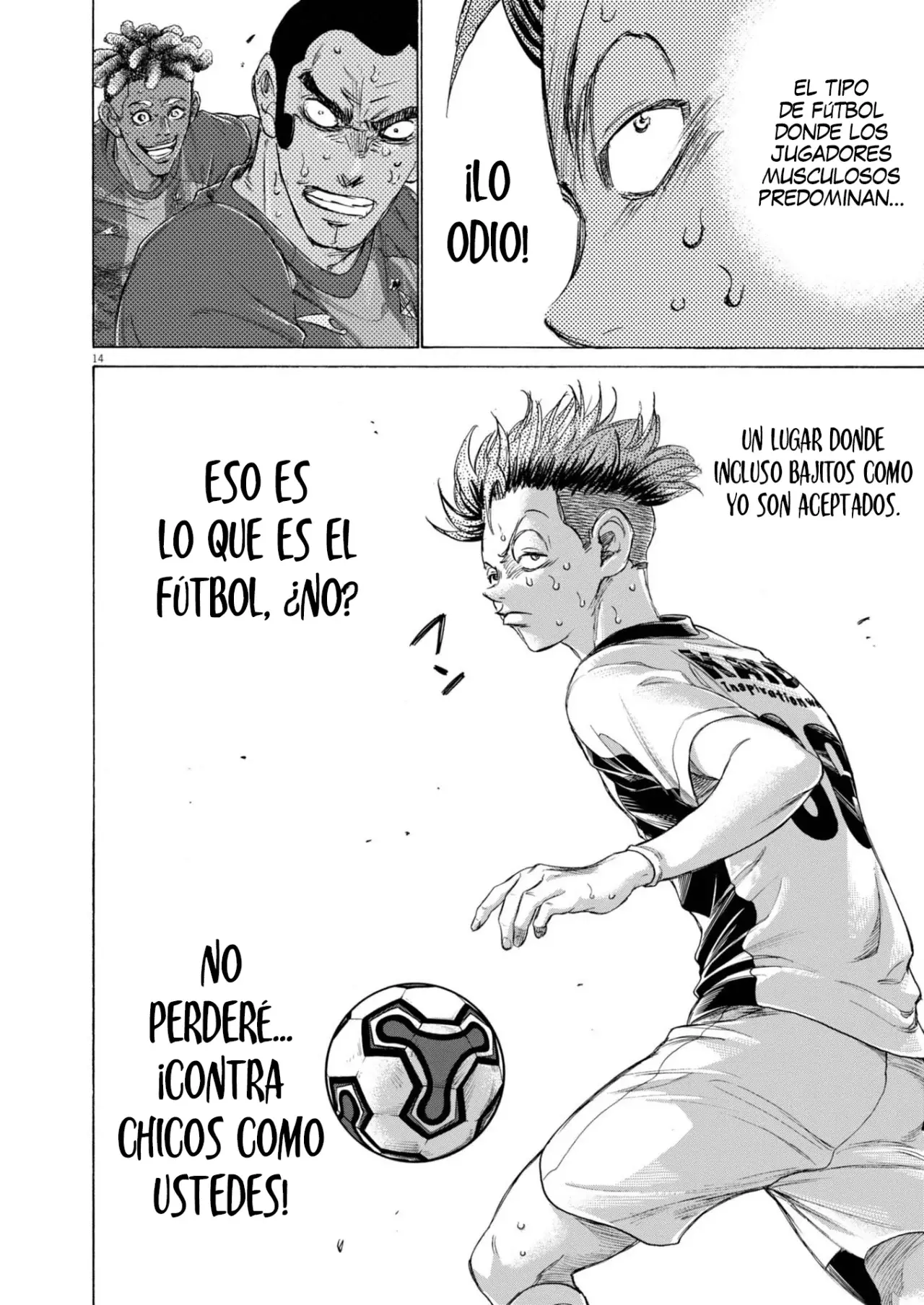 Ao ashi capítulo 382, página 14