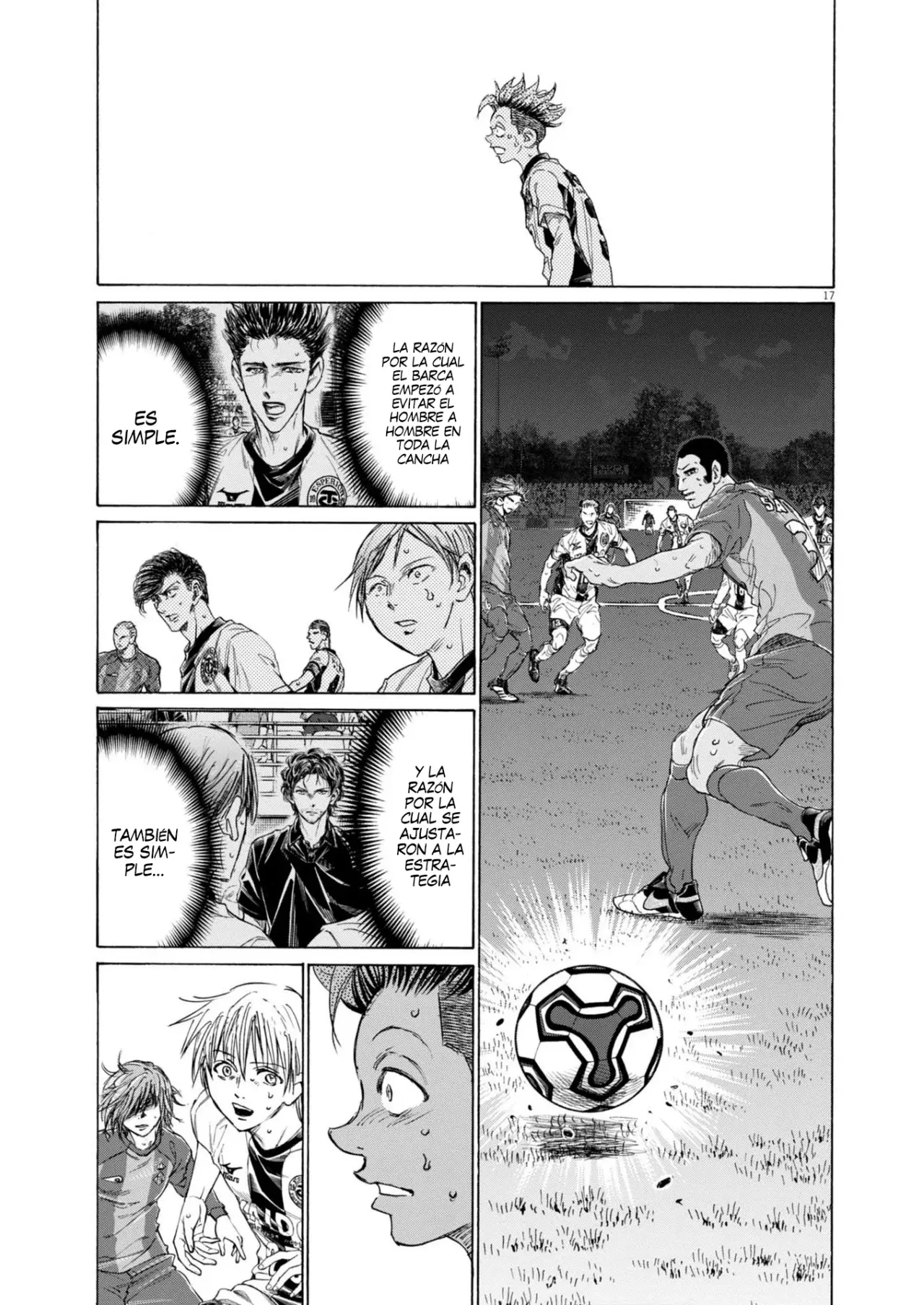 Ao ashi capítulo 382, página 17