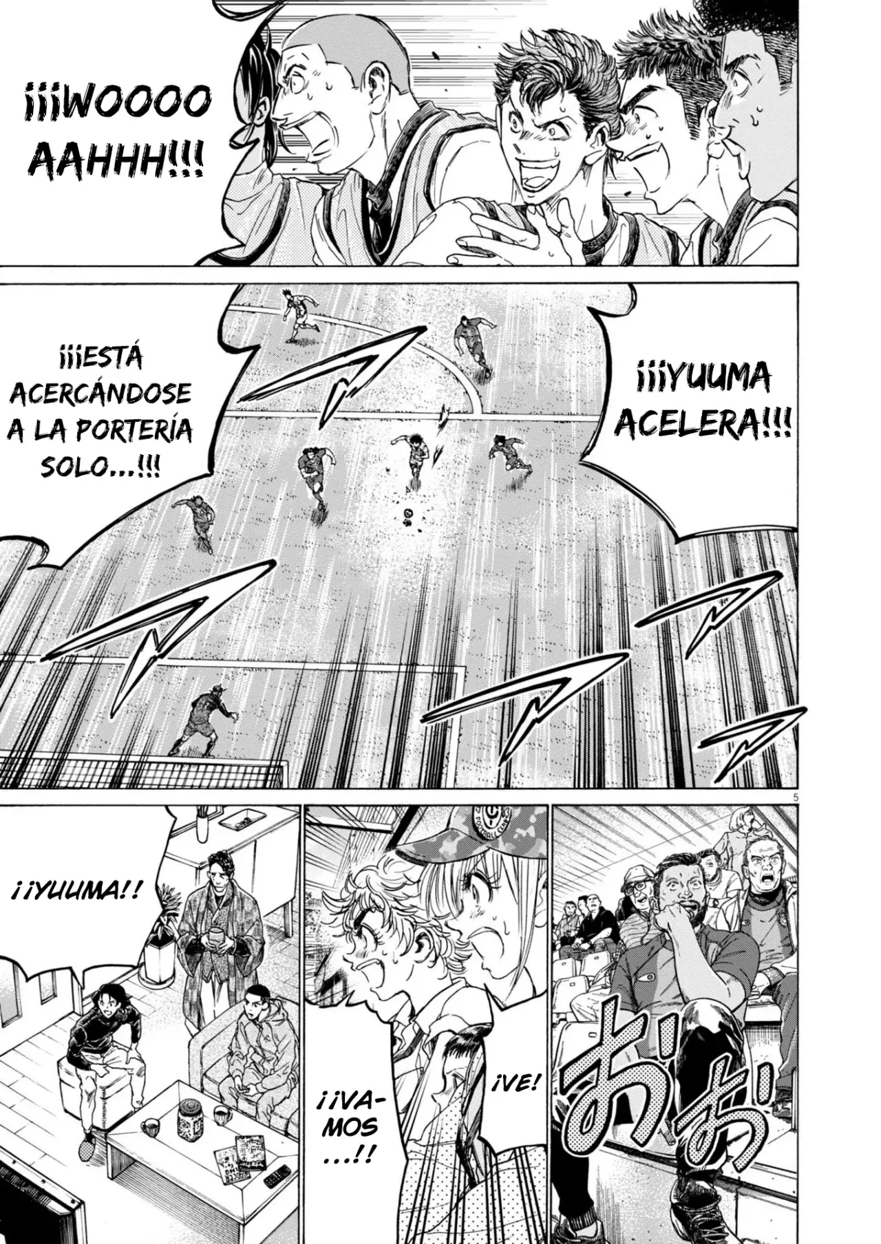 Ao ashi capítulo 383, página 6
