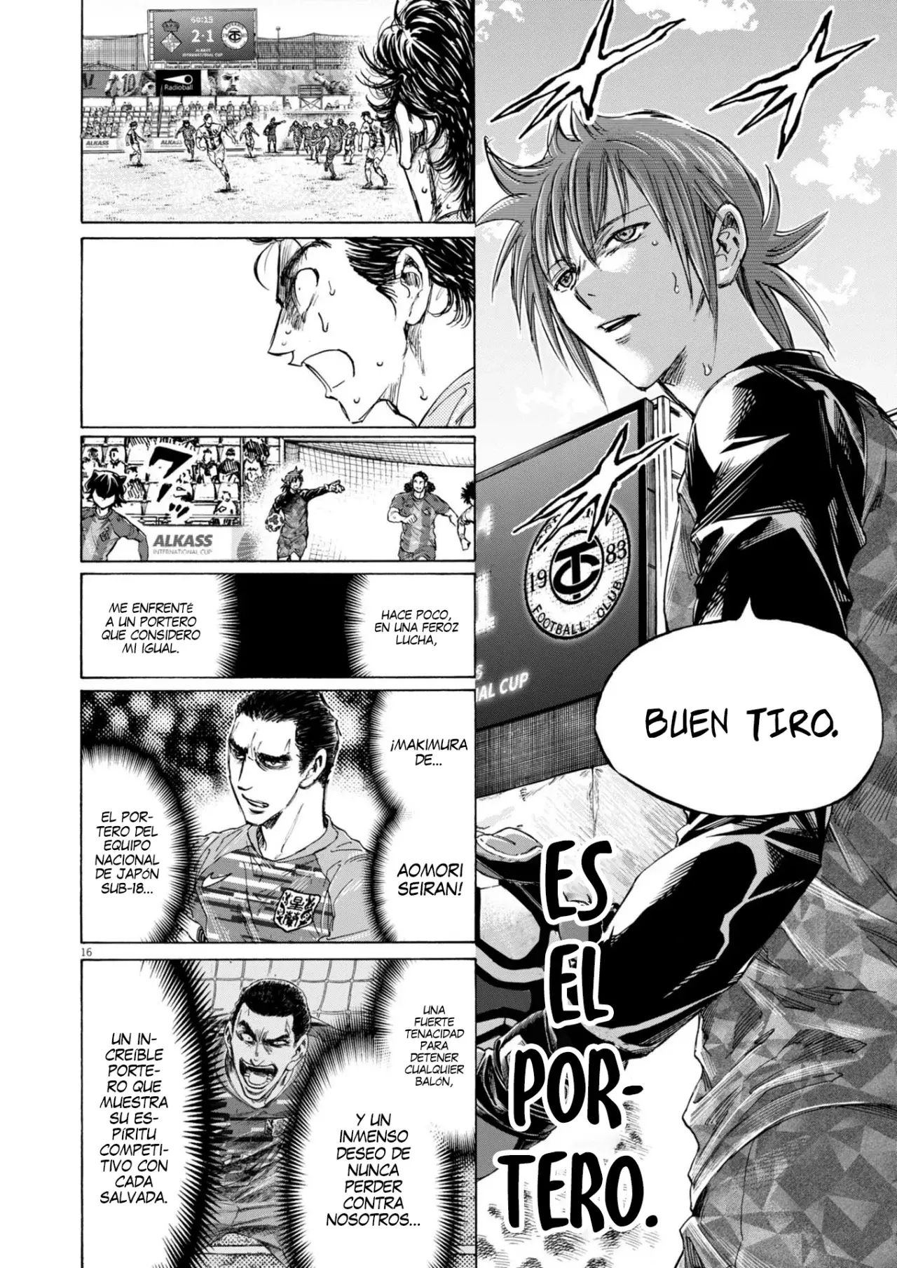 Ao ashi capítulo 383, página 17