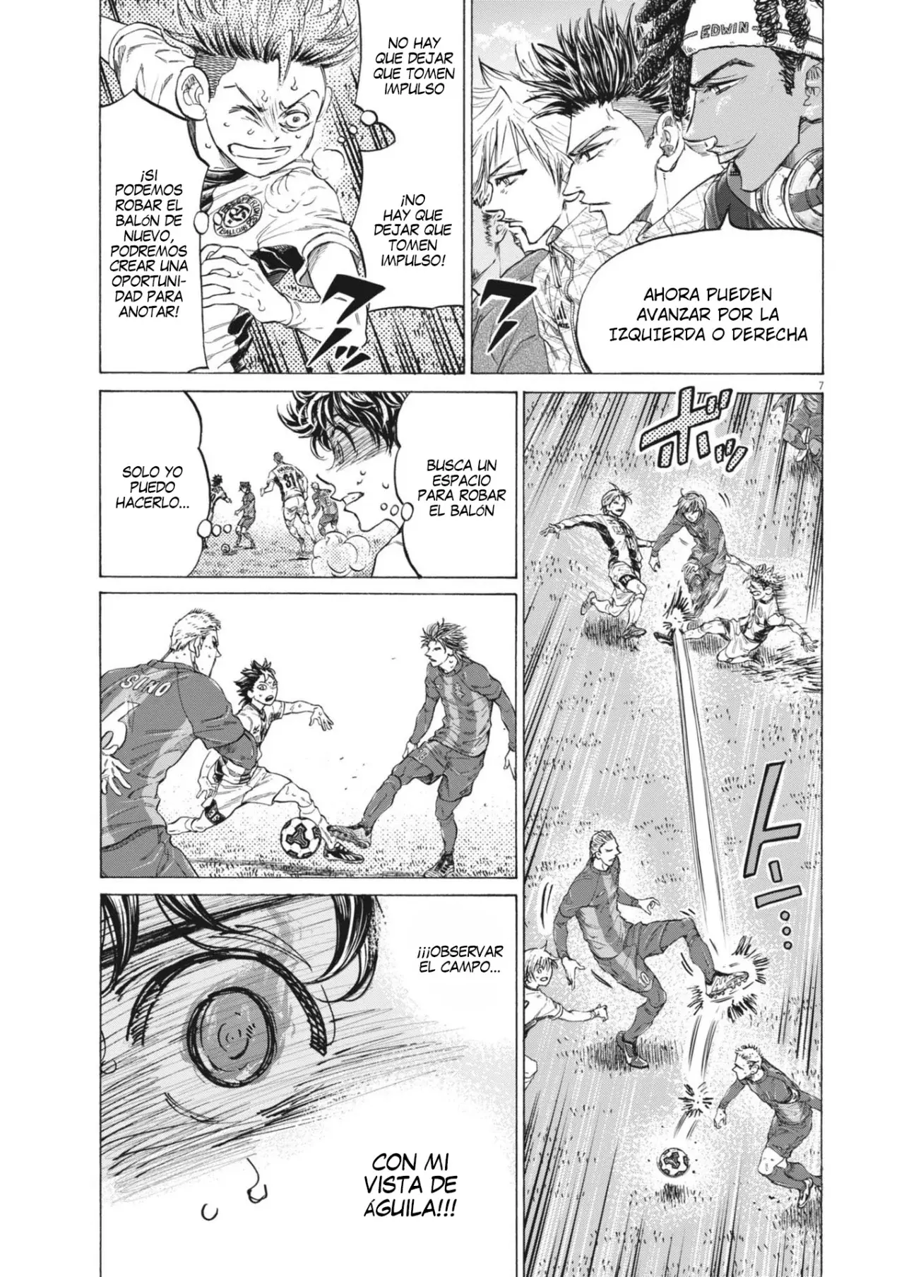 Ao ashi capítulo 384, página 8