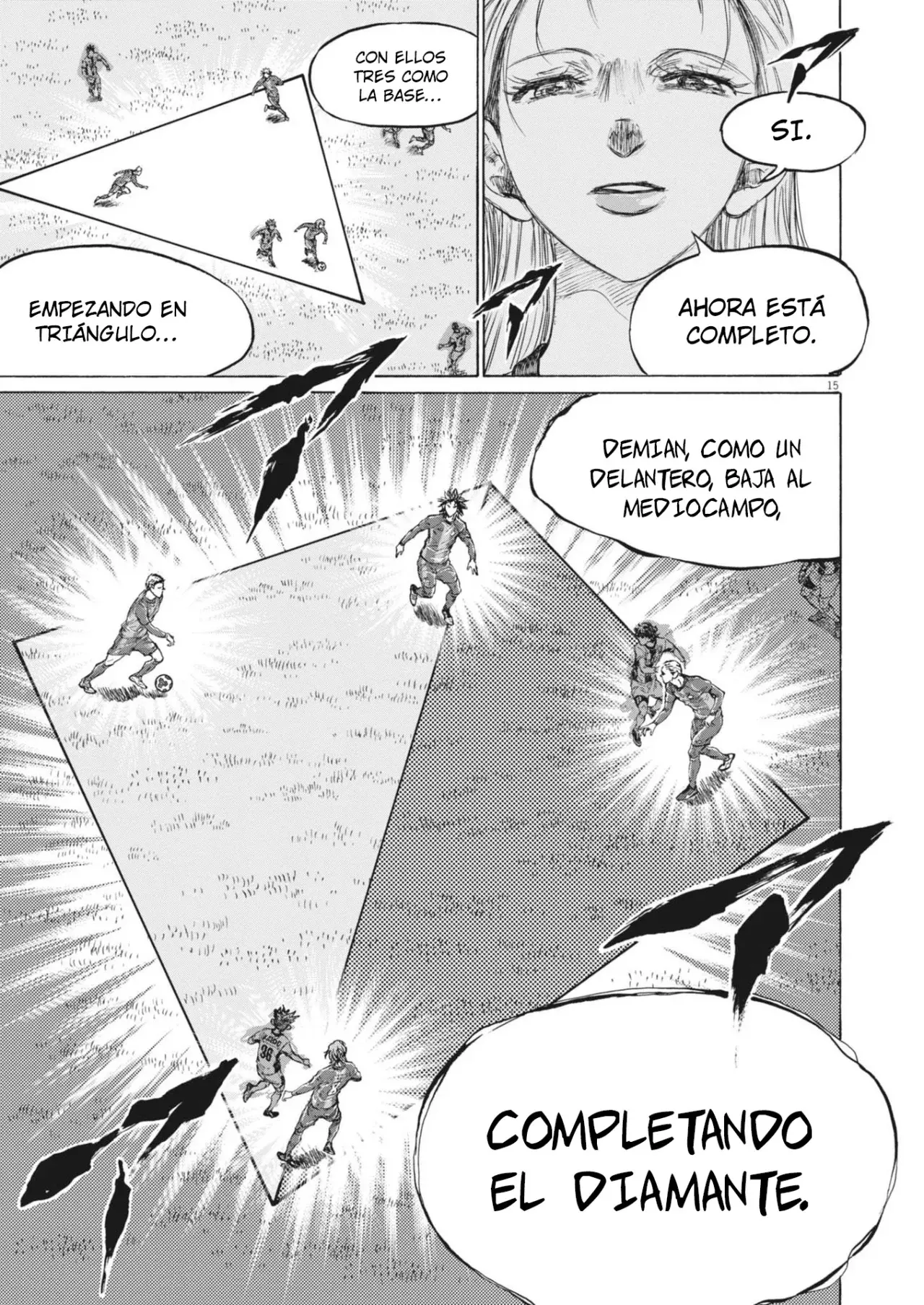 Ao ashi capítulo 384, página 16