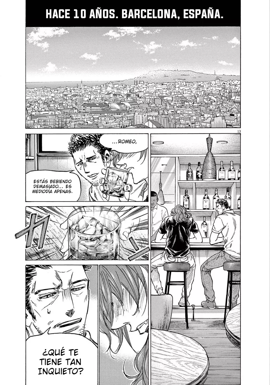 Ao ashi capítulo 387, página 14