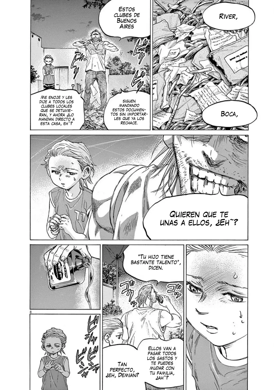 Ao ashi capítulo 388, página 10