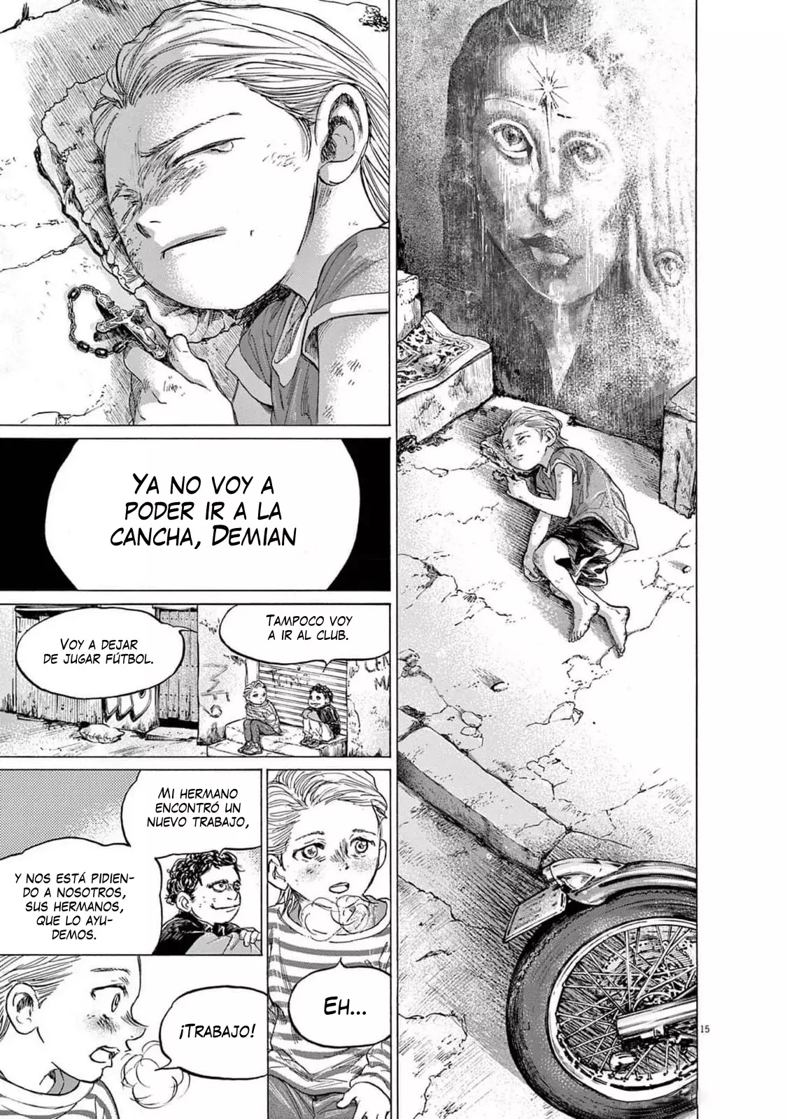 Ao ashi capítulo 388, página 17
