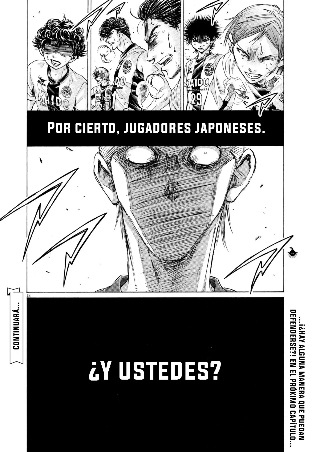 Ao ashi capítulo 389, página 19