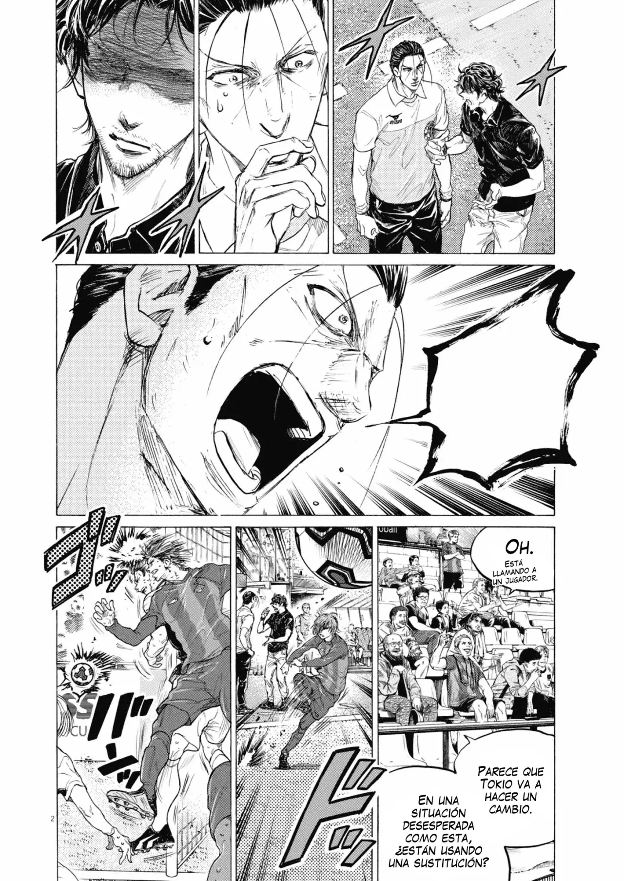 Ao ashi capítulo 391, página 3