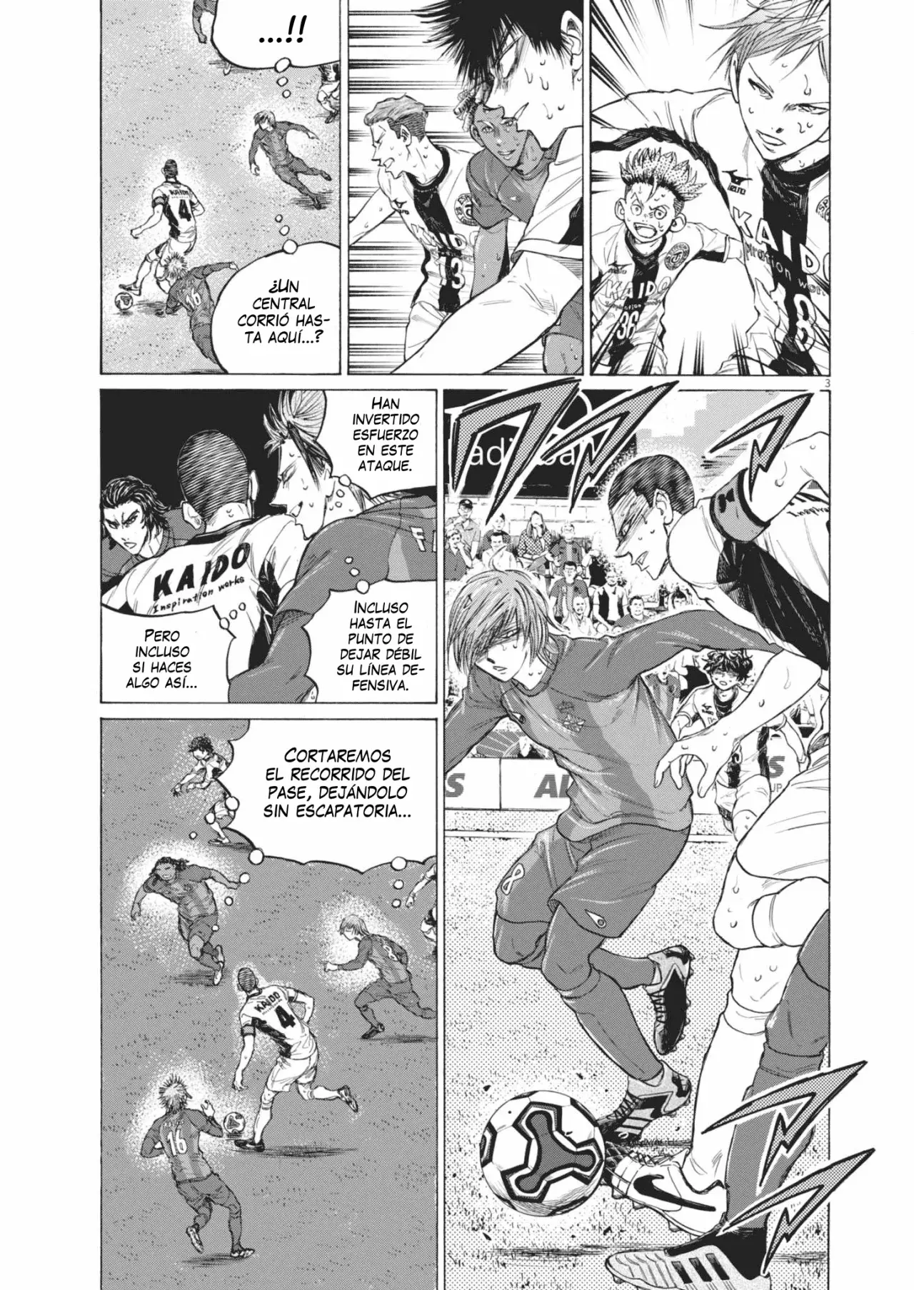 Ao ashi capítulo 392, página 4