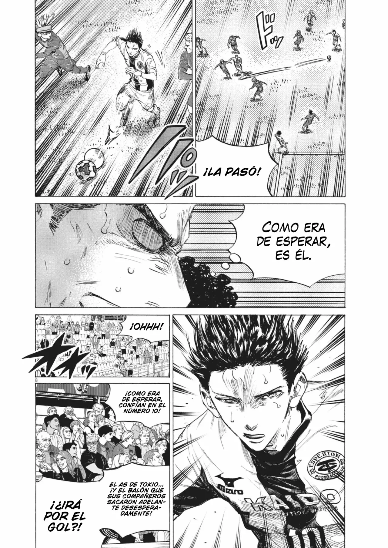 Ao ashi capítulo 392, página 9