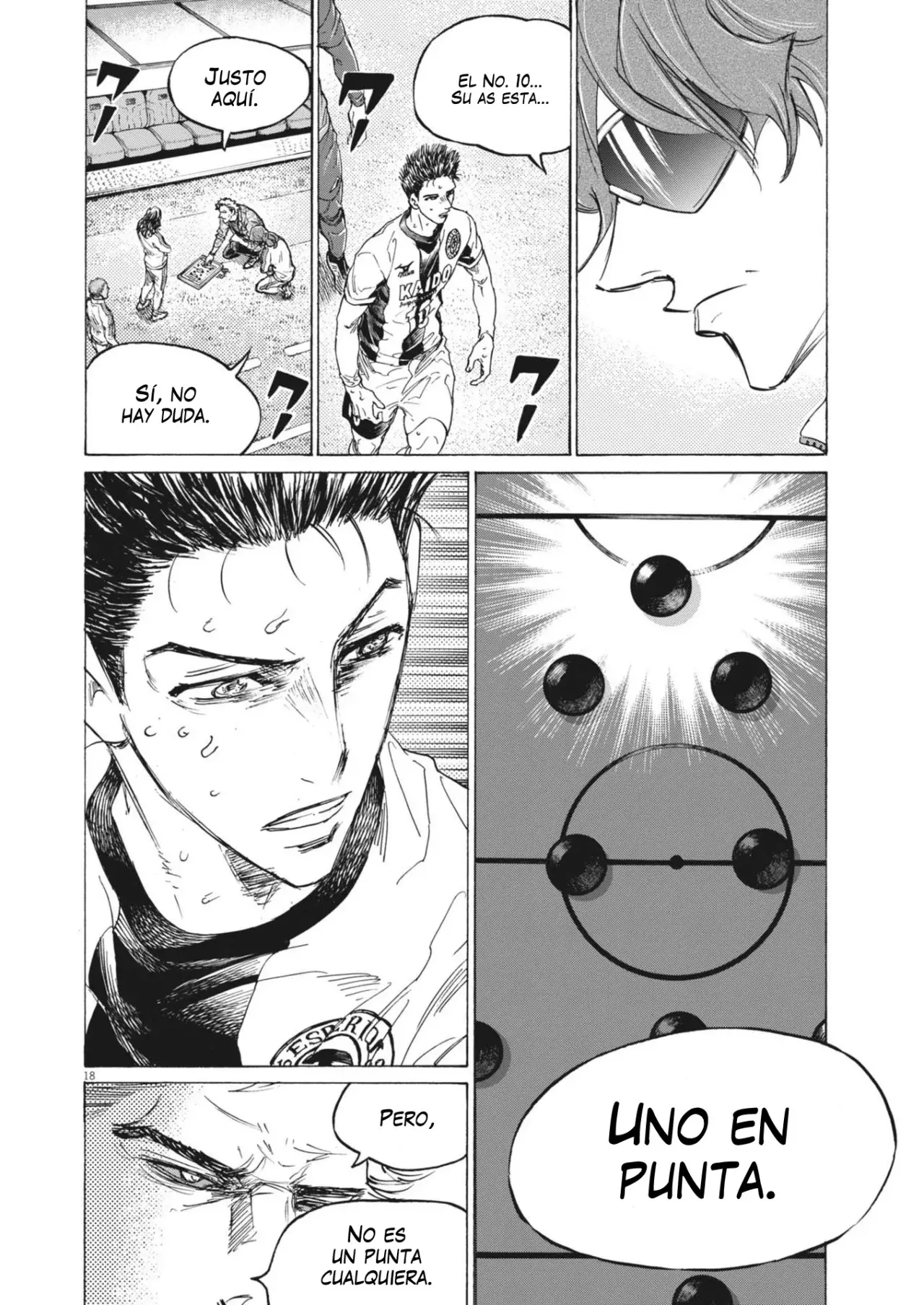 Ao ashi capítulo 393, página 18