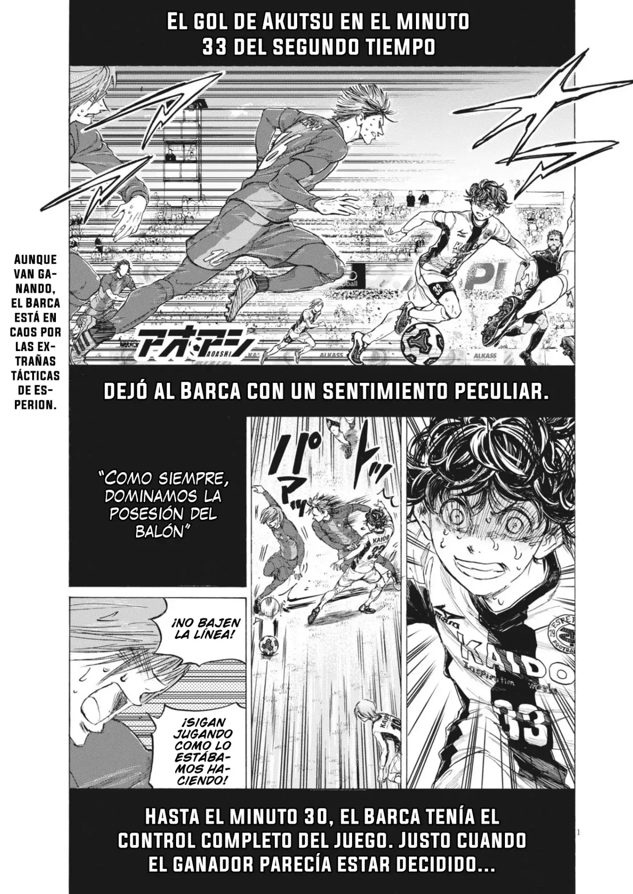 Ao ashi capítulo 394, página 2