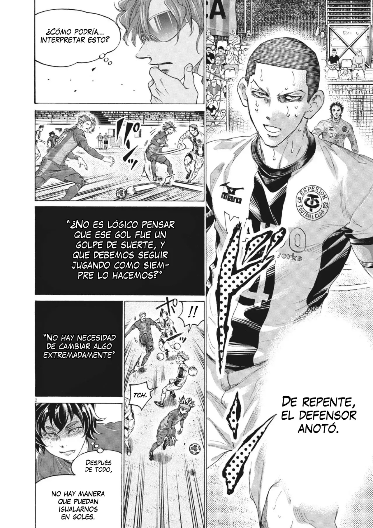Ao ashi capítulo 394, página 3