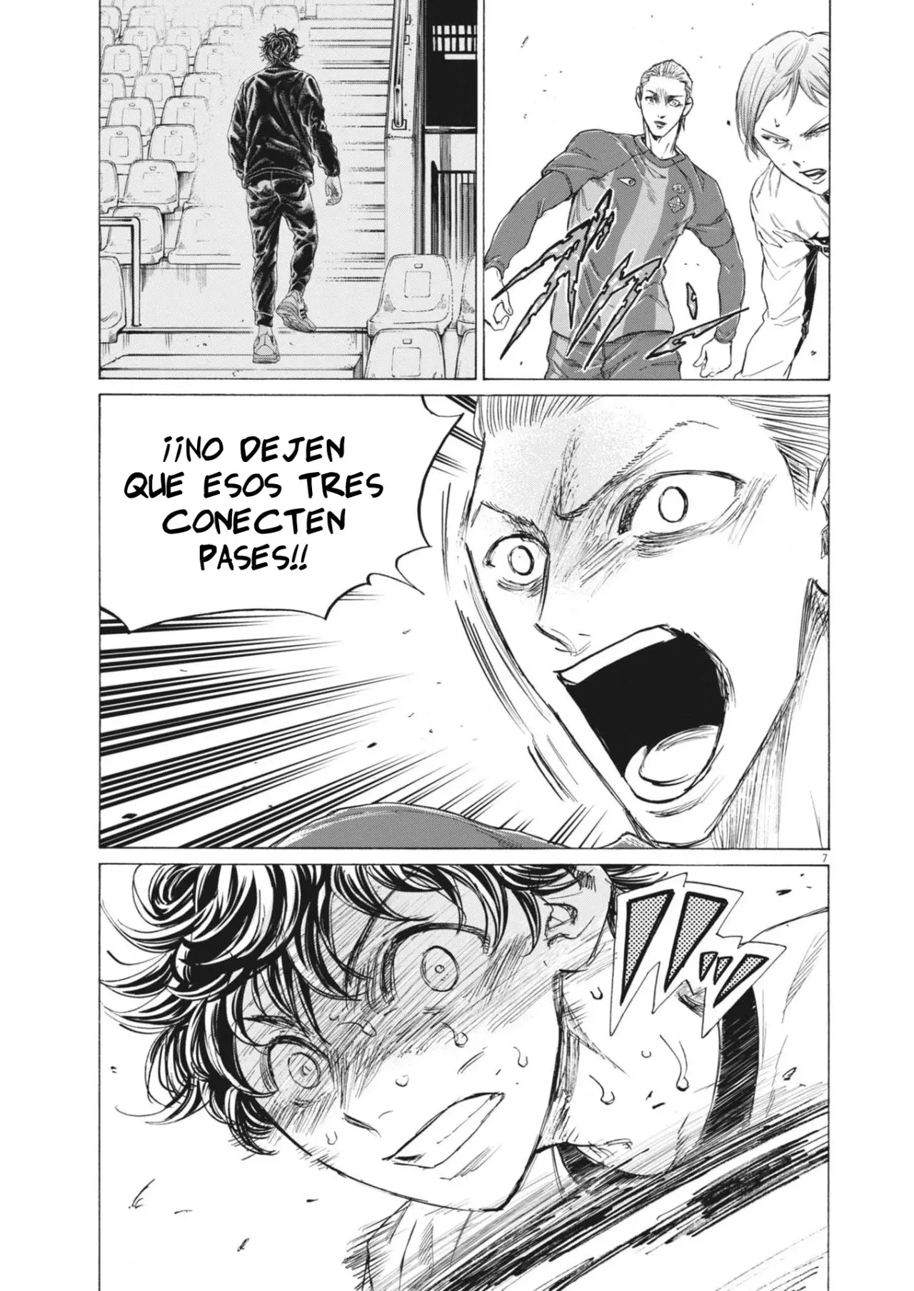 Ao ashi capítulo 396, página 8