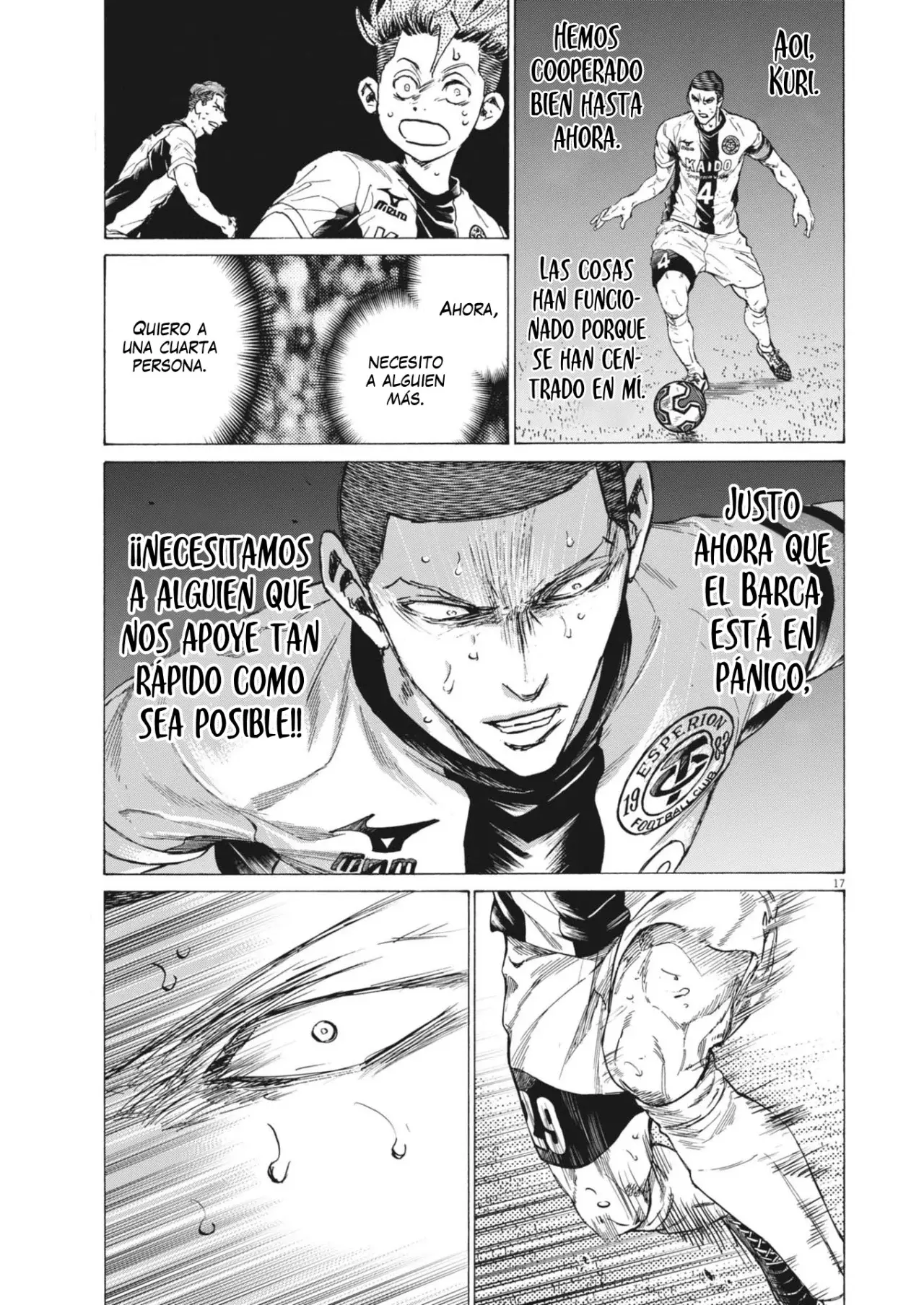 Ao ashi capítulo 396, página 17