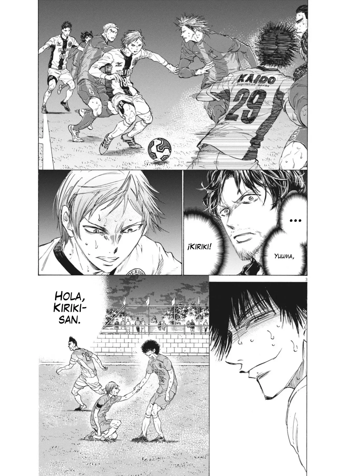 Ao ashi capítulo 397, página 4