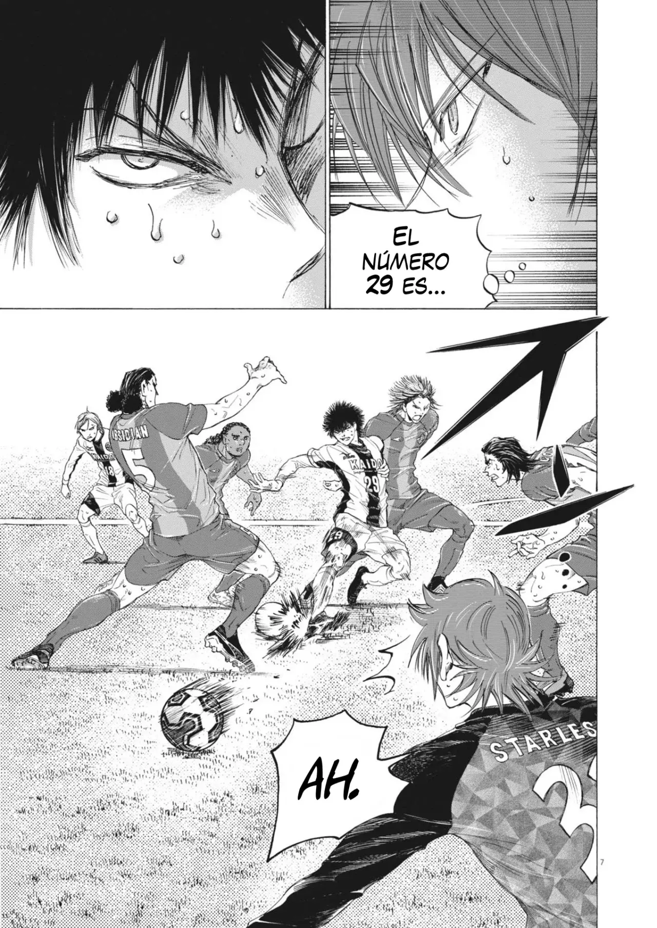 Ao ashi capítulo 397, página 8