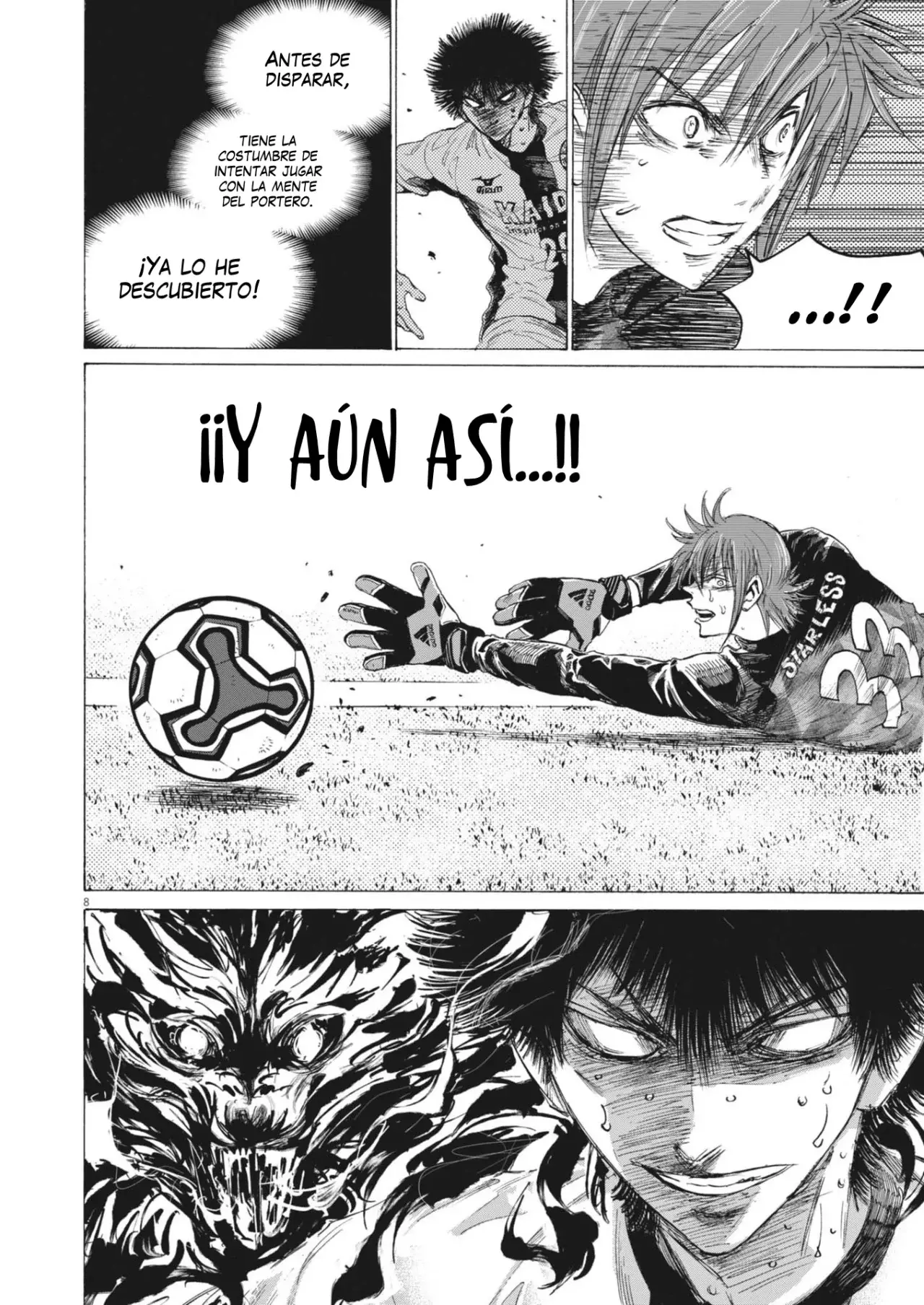 Ao ashi capítulo 397, página 9