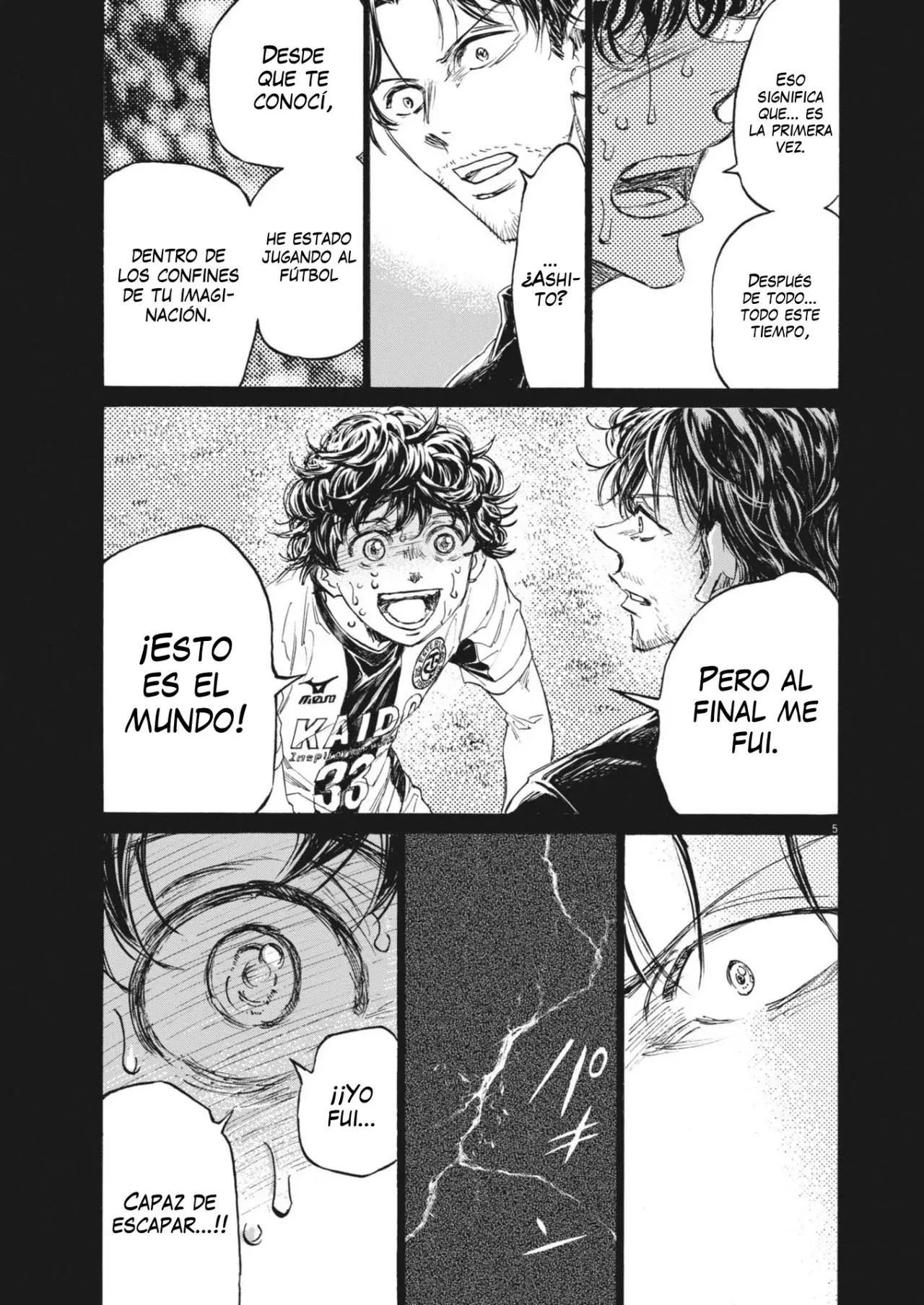 Ao ashi capítulo 398, página 6