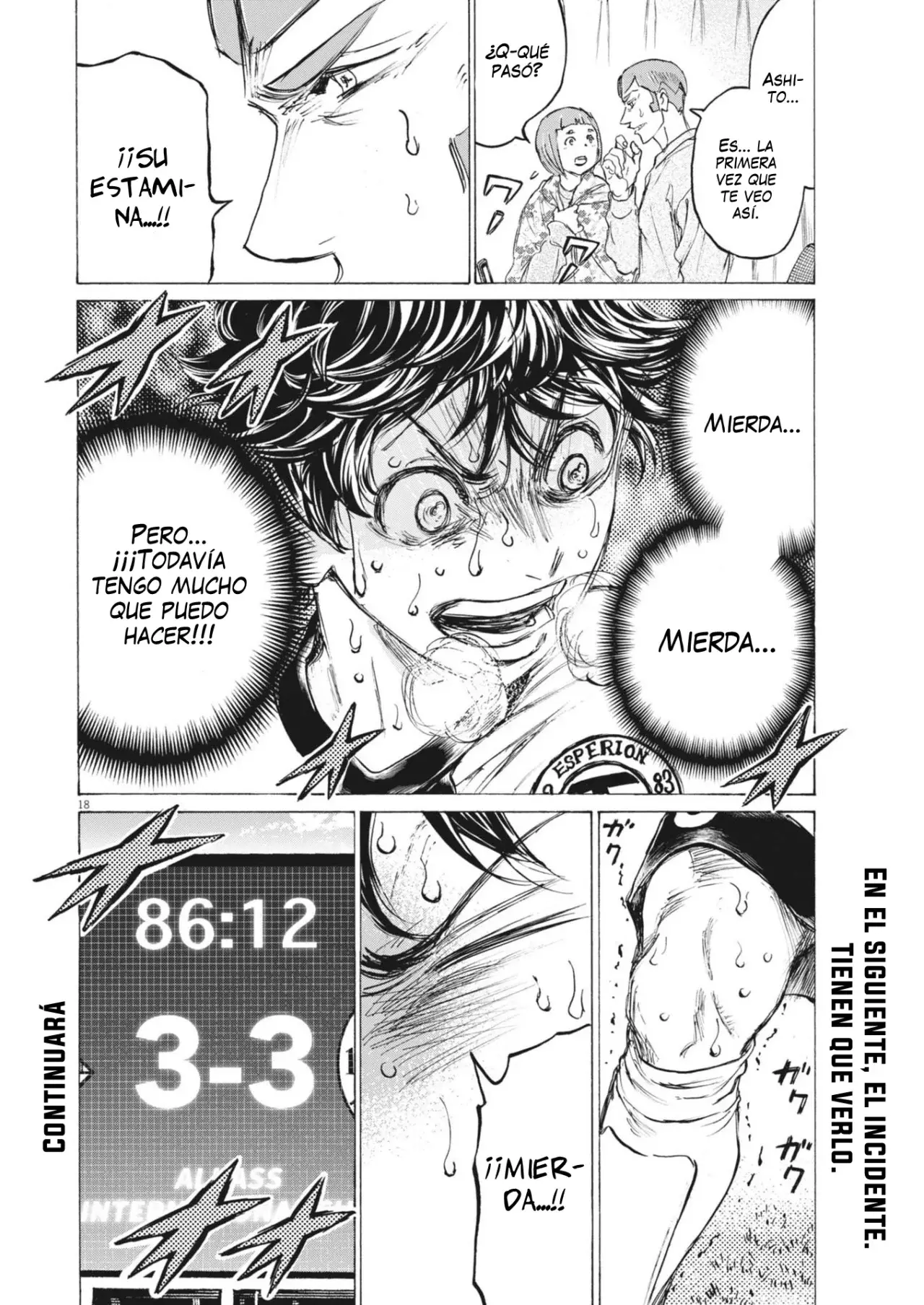 Ao ashi capítulo 399, página 19