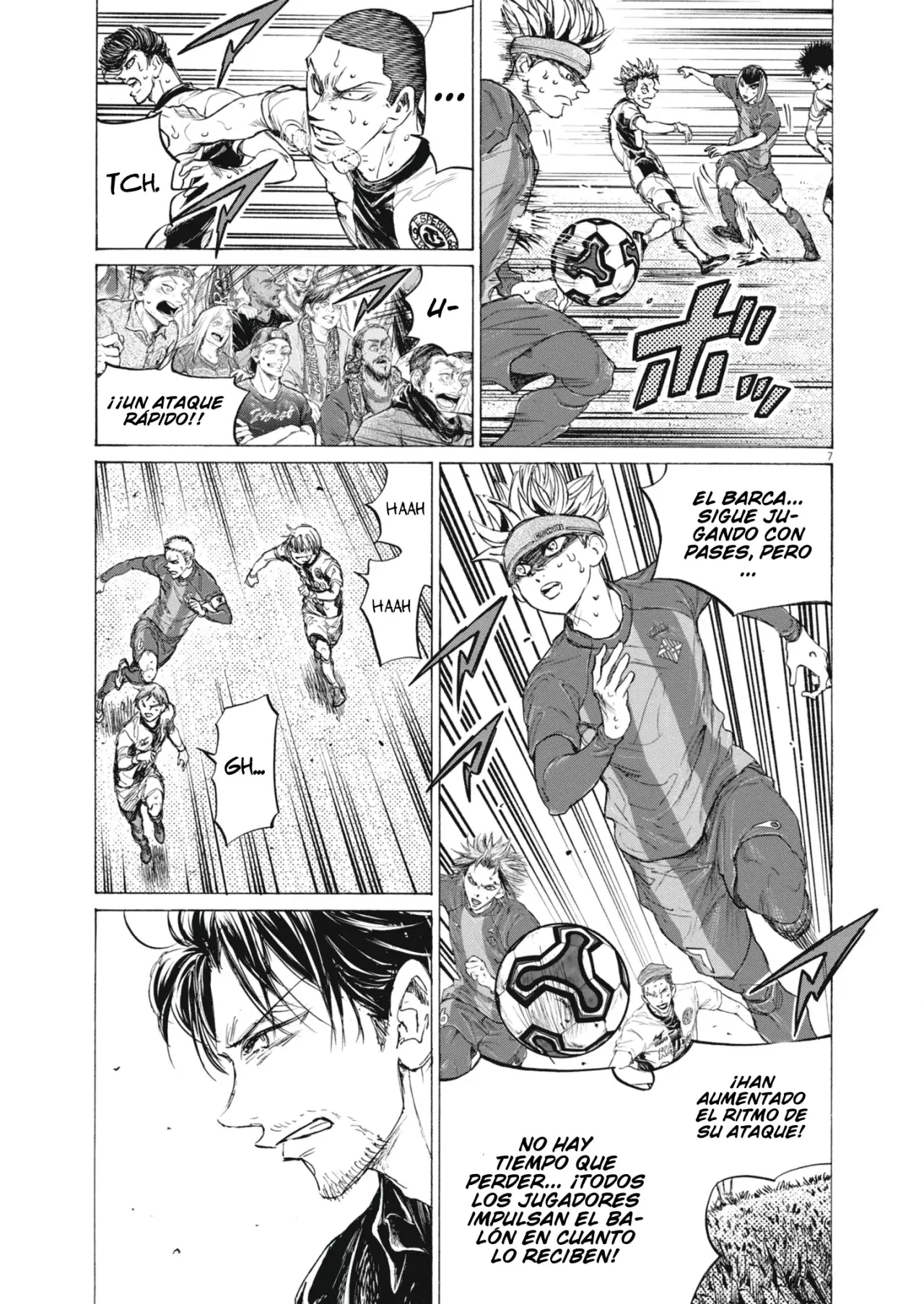 Ao ashi capítulo 400, página 7